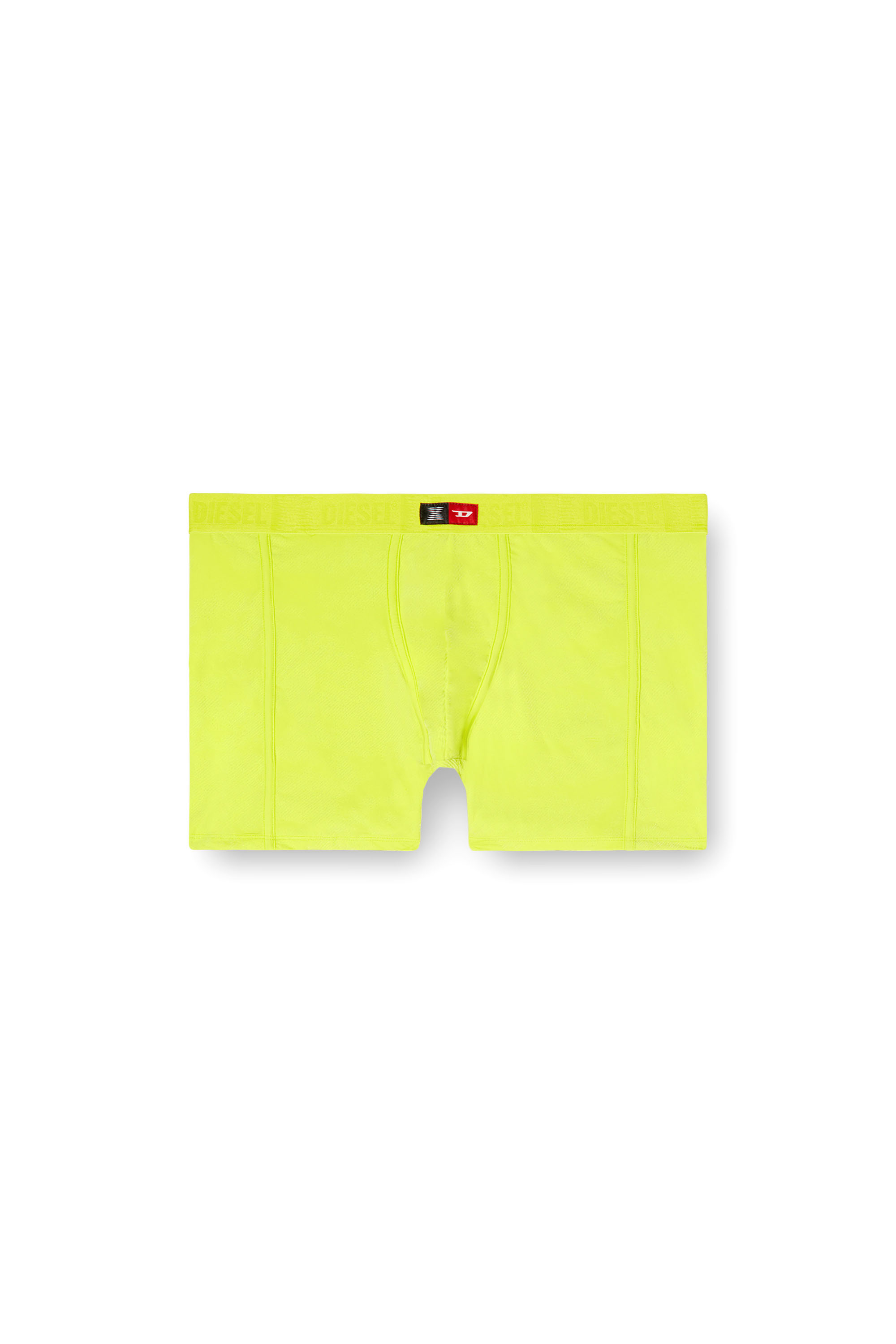 Diesel - FLOCKED-BOXER-BRIEFS, Bóxers ajustados de microfibra en relieve Hombre in Verde - 5