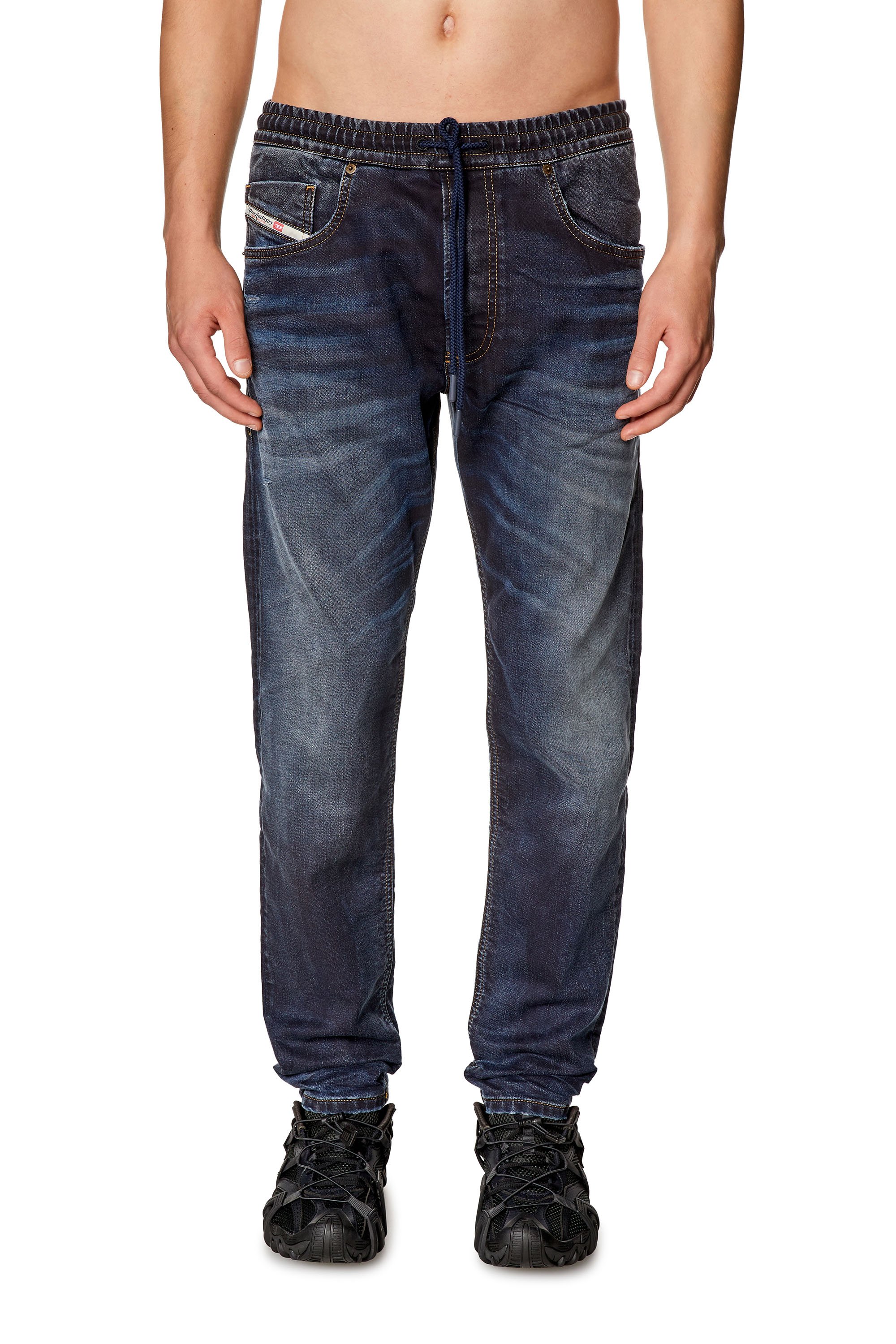 Diesel - Tapered 2030 D-Krooley Joggjeans® 09I18, Azul Oscuro - Image 1