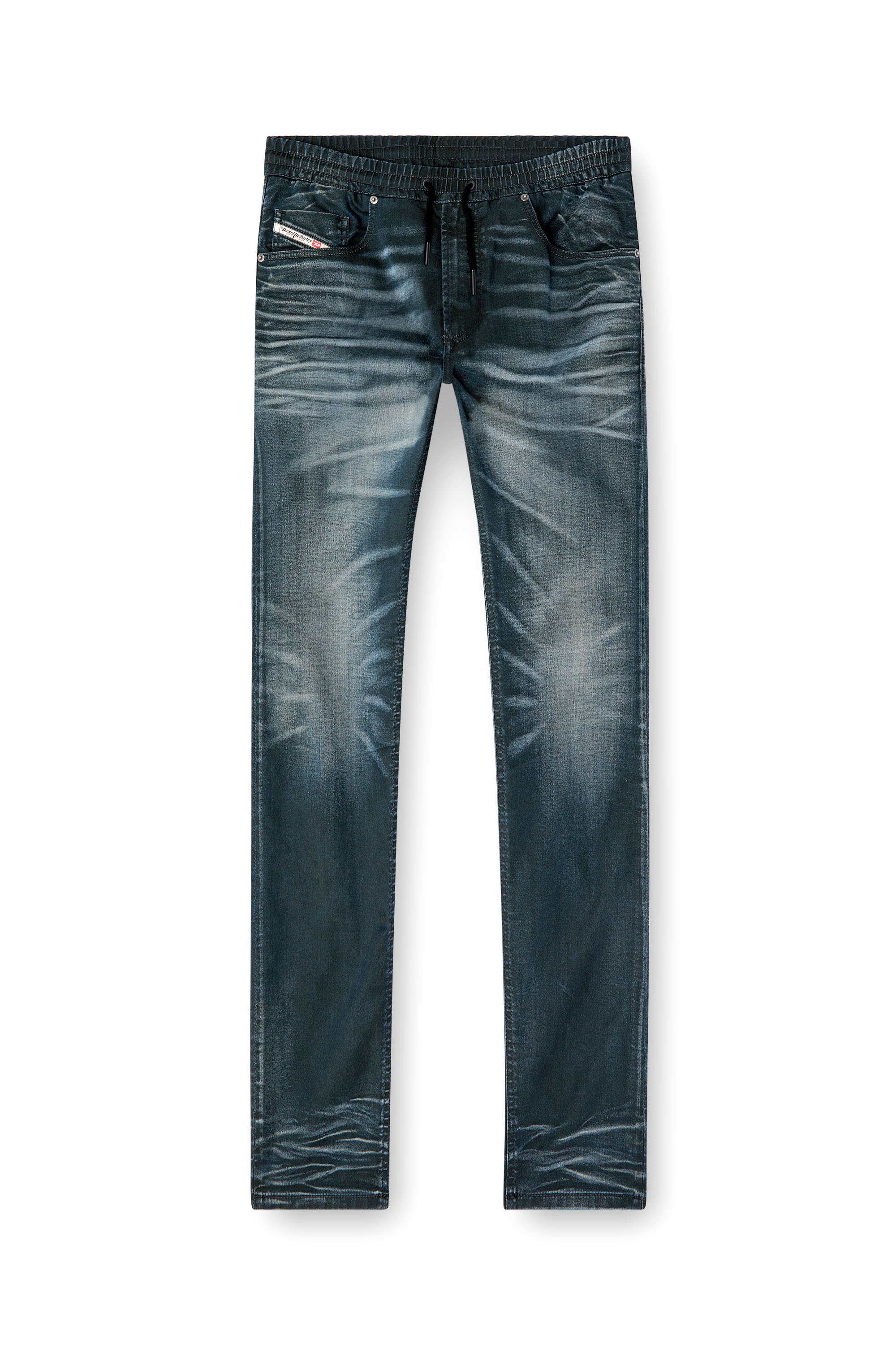 Diesel - Man's Regular 2030 D-Krooley Joggjeans® 068QK, Dark Blue - 1