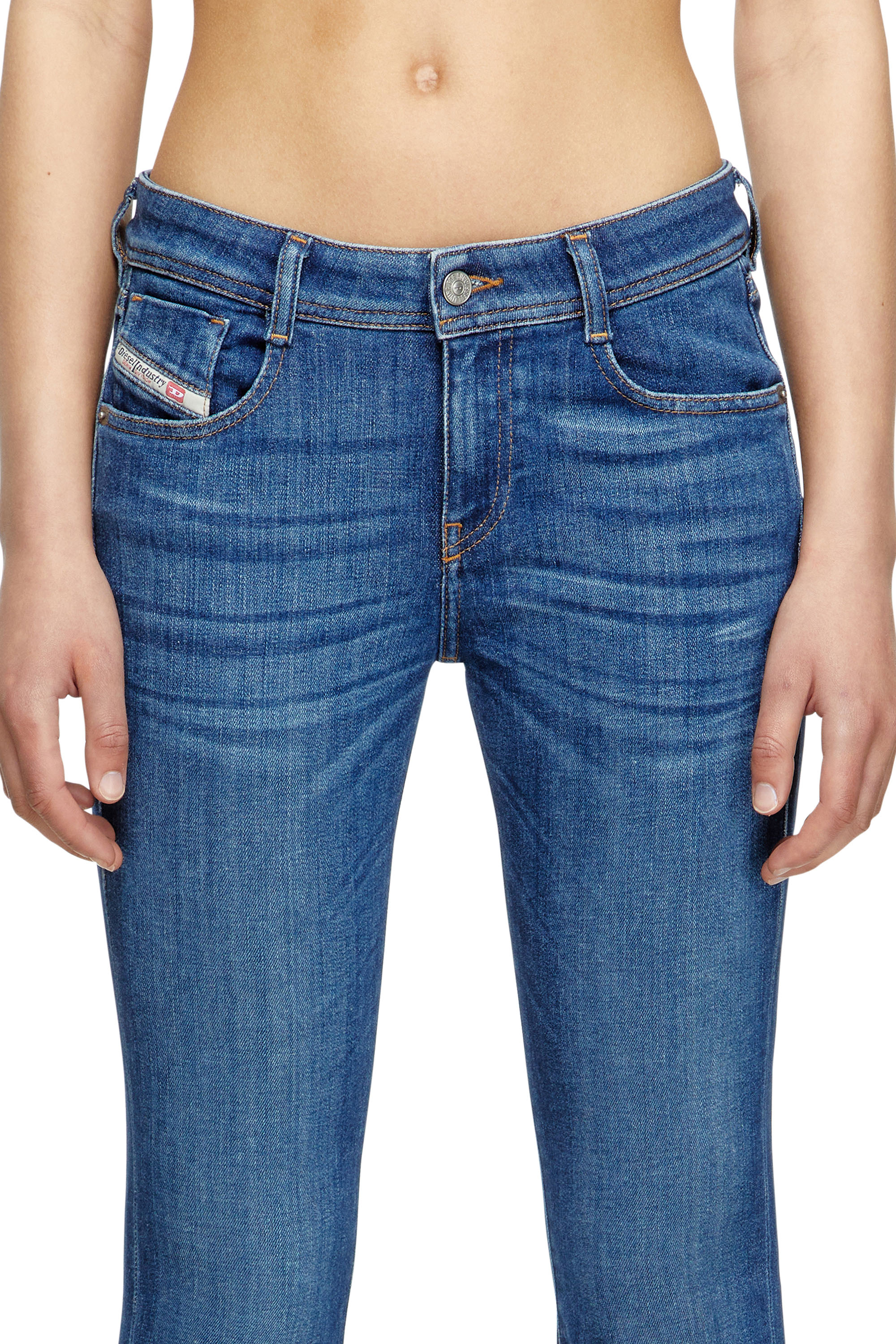 Diesel - Bootcut Jeans 1969 D-Ebbey 0DBDN Mujer, Negro/Gris oscuro - 4