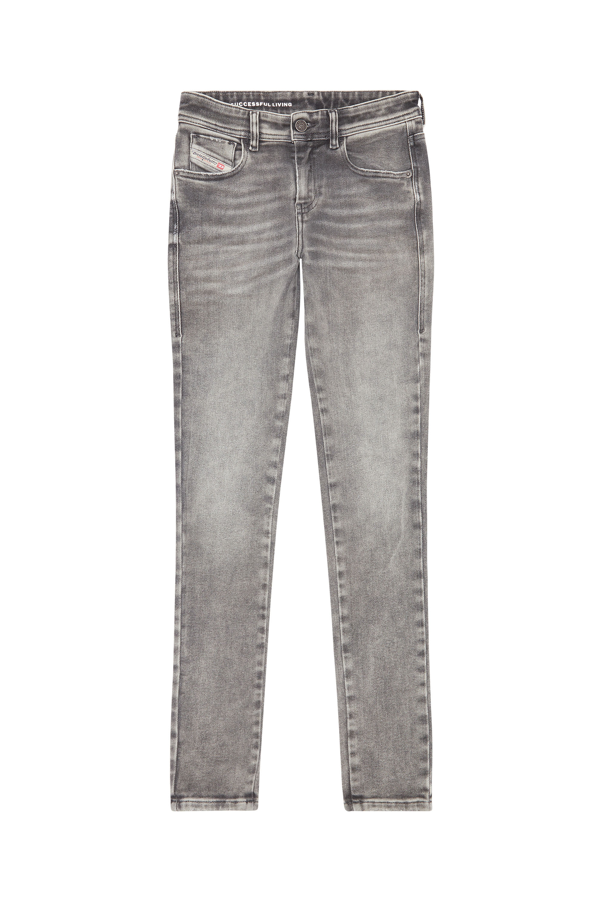 Diesel - Super skinny Jeans 2017 Slandy 068GL, Grey - Image 1