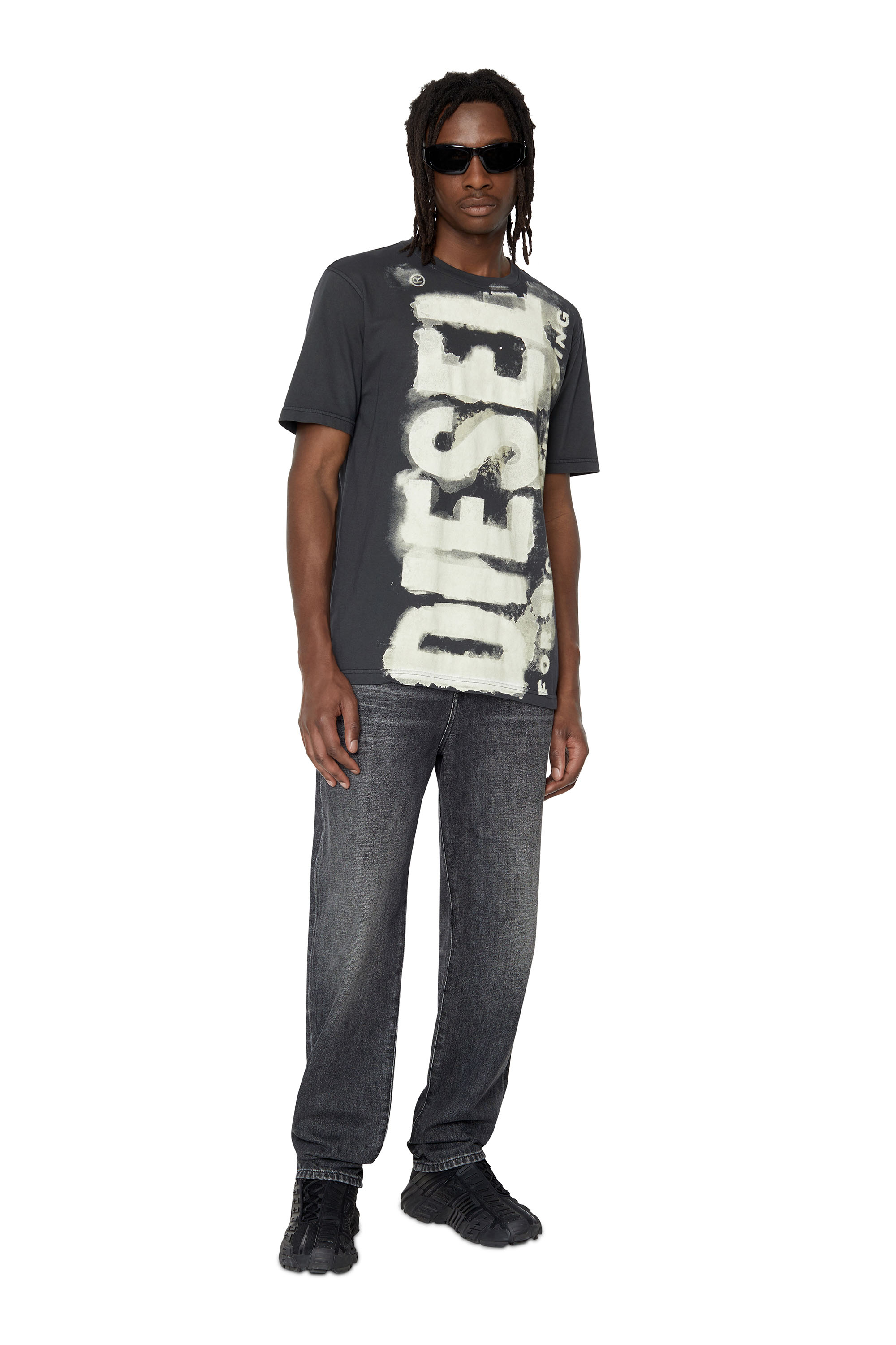 Diesel - T-JUST-E16, Gris oscuro - Image 6