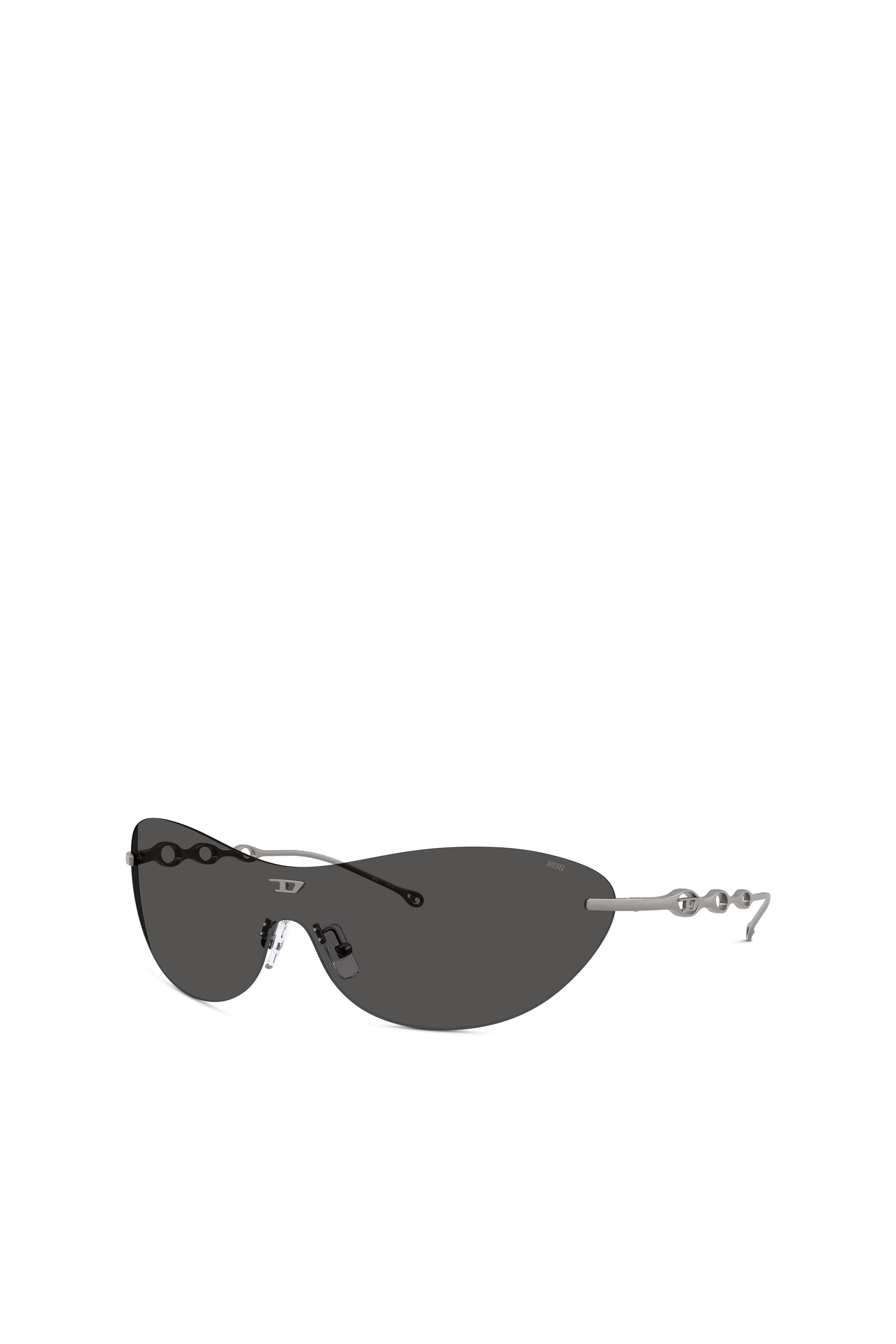 Diesel - 0DL1006 SIZE 35, Gafas de sol ovaladas Unisex in Gris - 4