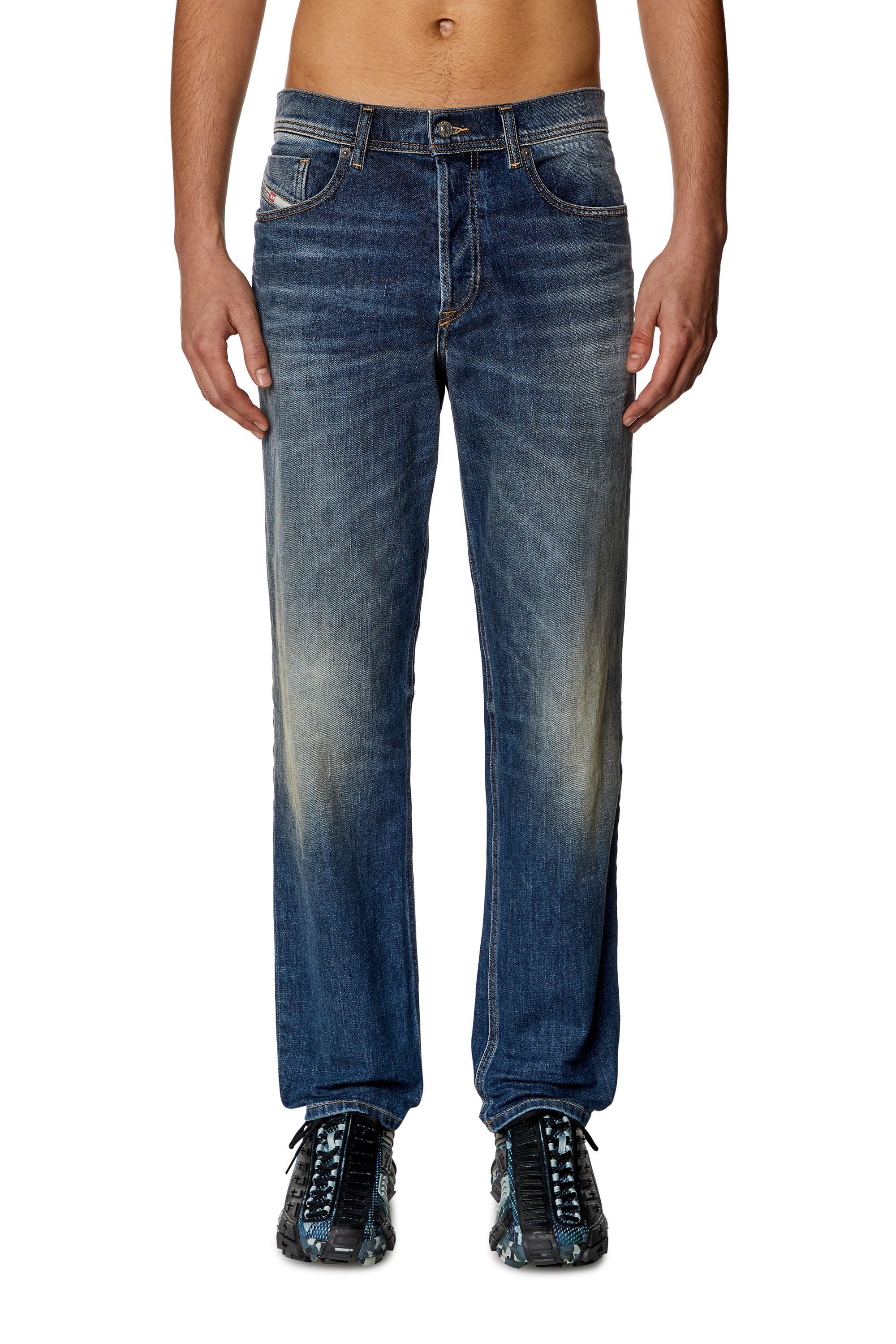 Diesel - Tapered Jeans 2023 D-Finitive 09H43, Azul Oscuro - Image 1