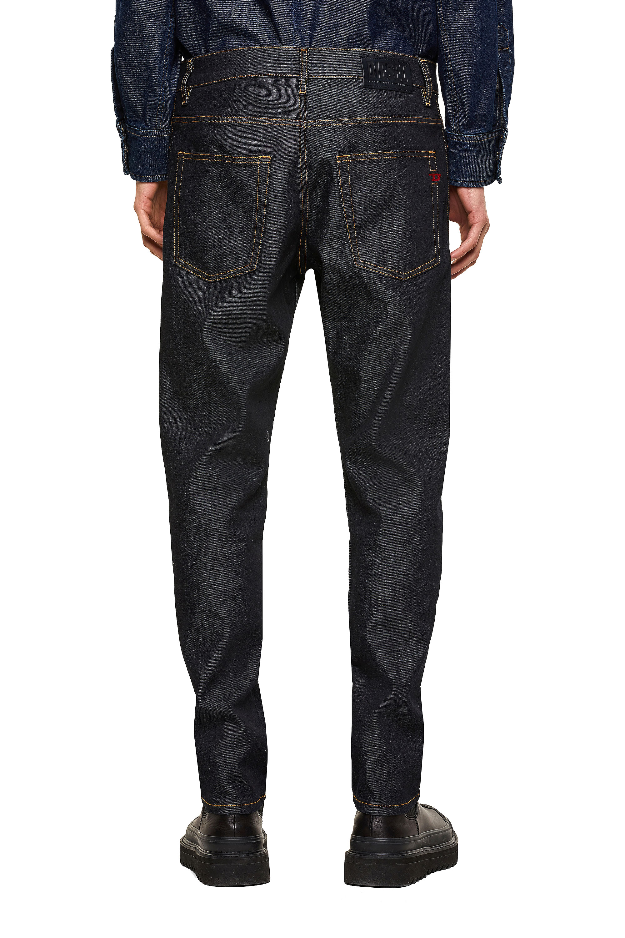 Diesel - 2005 D-Fining 009HF Tapered Jeans, Azul Oscuro - Image 2