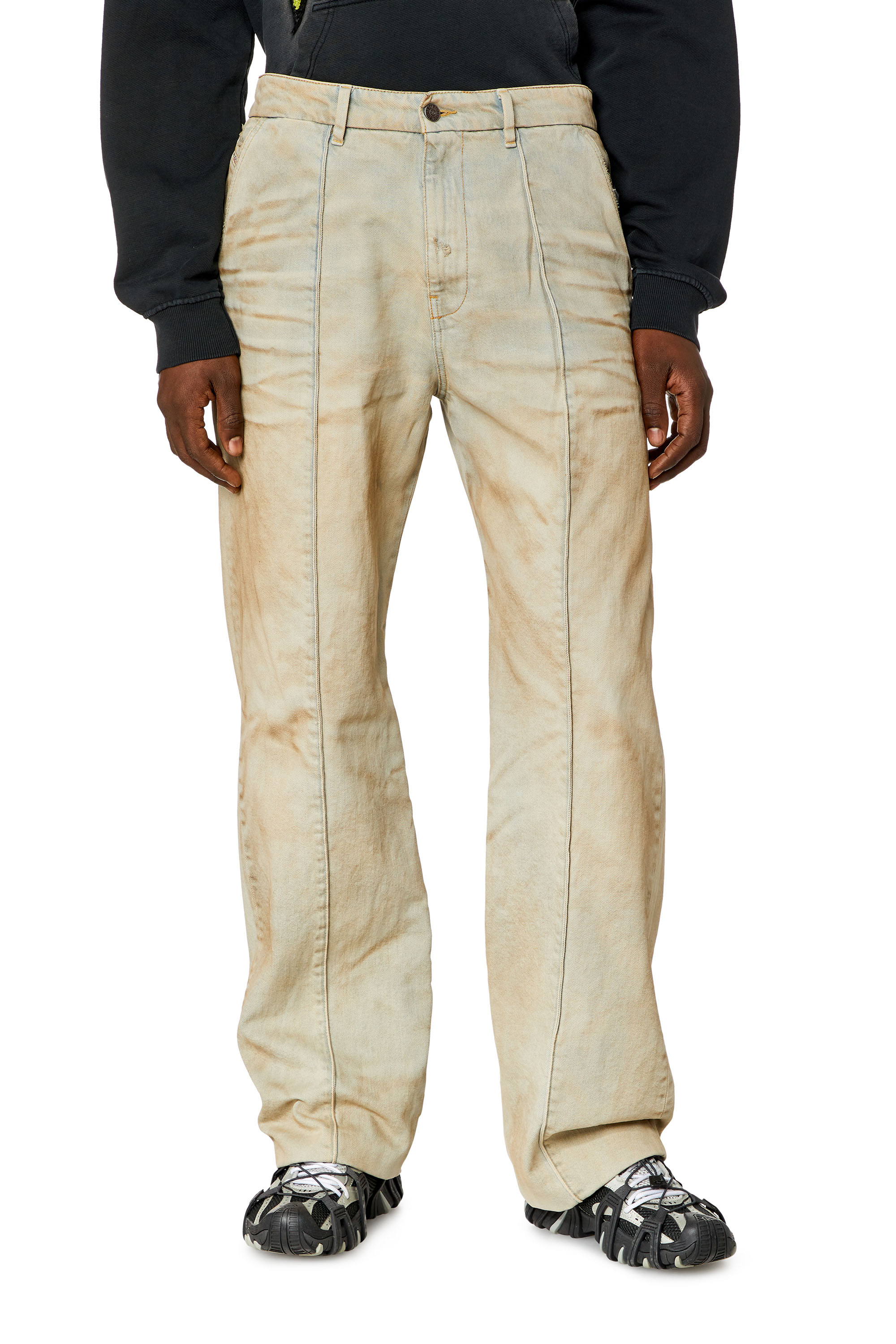 Diesel - Straight Jeans D-Chino-Work 0JGAS, Hombre Straight Jeans - D-Chino-Work in Azul marino - Image 1