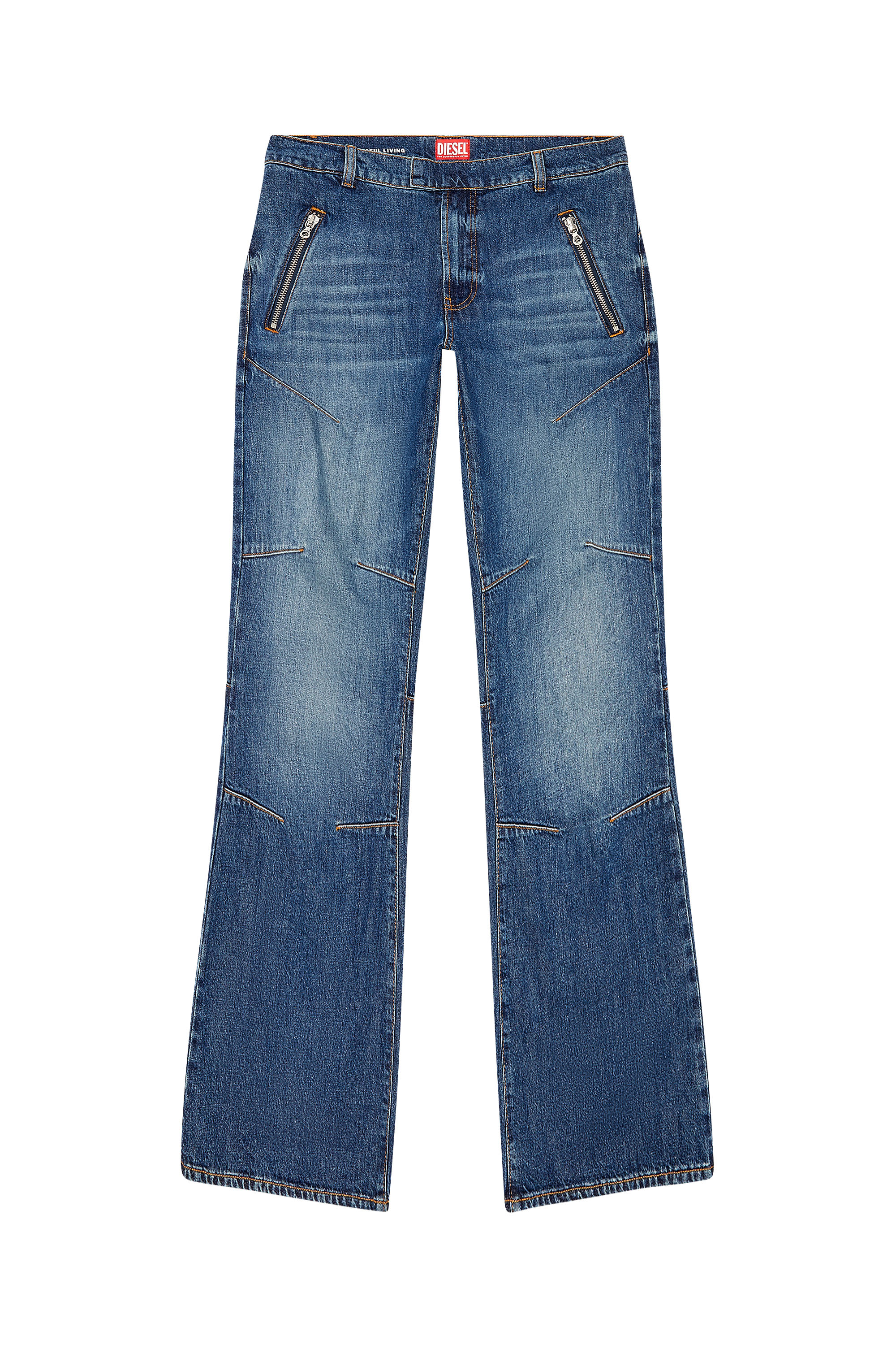 Diesel - Straight Jeans D-Ismis 0HJAW, Dark Blue - Image 1