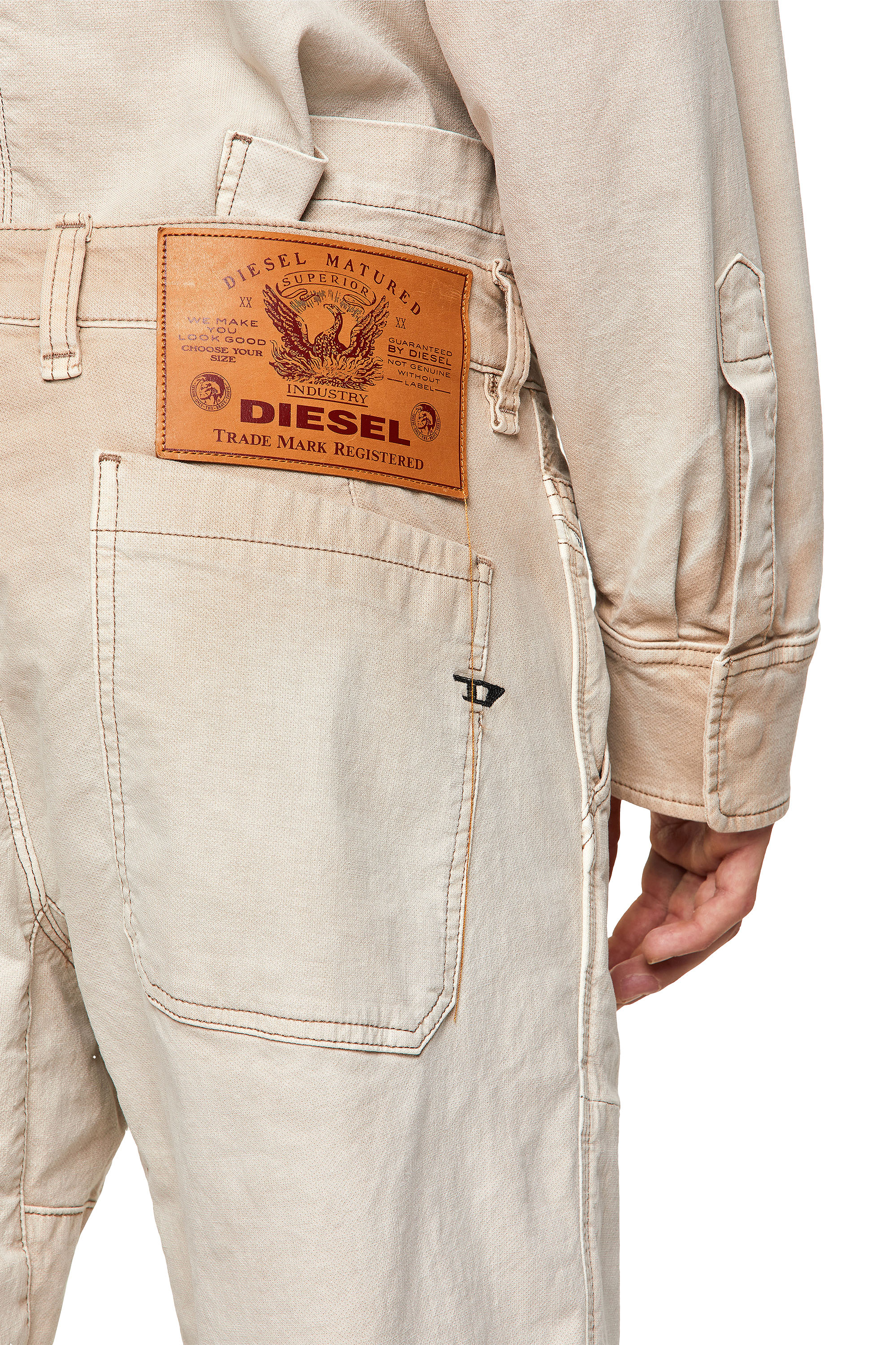 Diesel - D-Azerr Straight JoggJeans® 069WG, White - Image 3