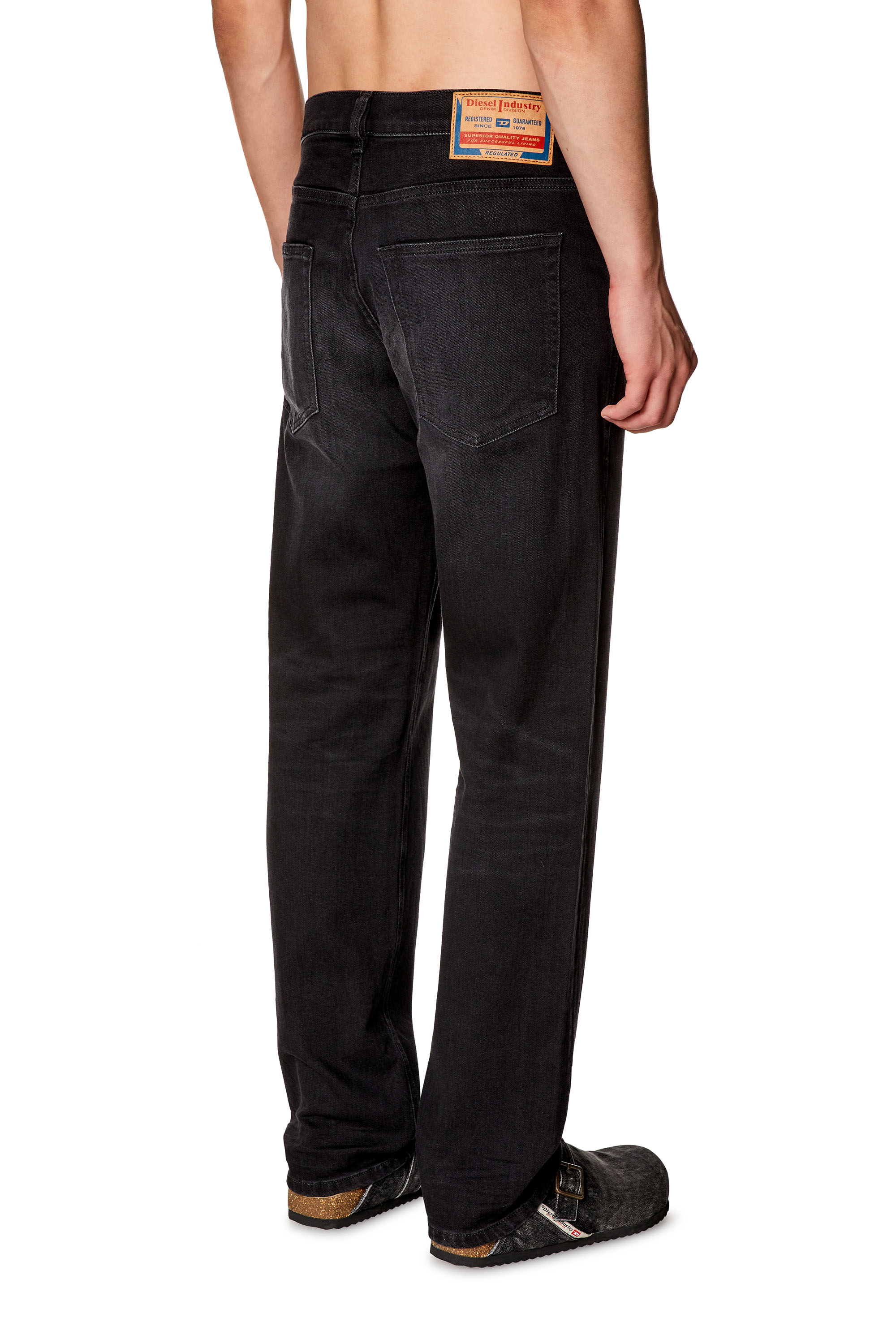 Diesel - Straight Jeans 2010 D-Macs 09H32, Negro/Gris oscuro - Image 2