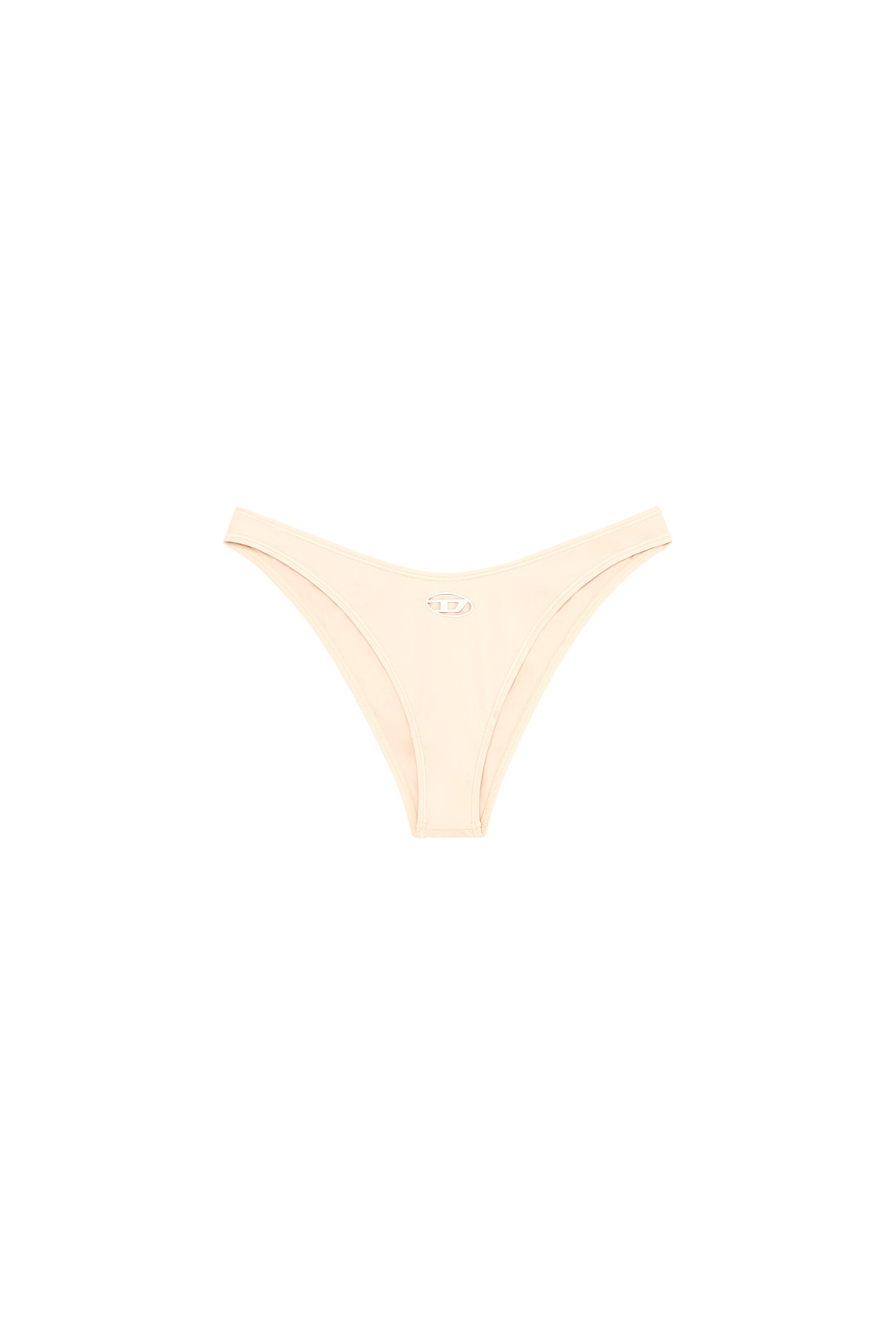 Diesel - PUNCHY-UTLT, Woman's Microfibre briefs with cut-out logo in Nude - 4