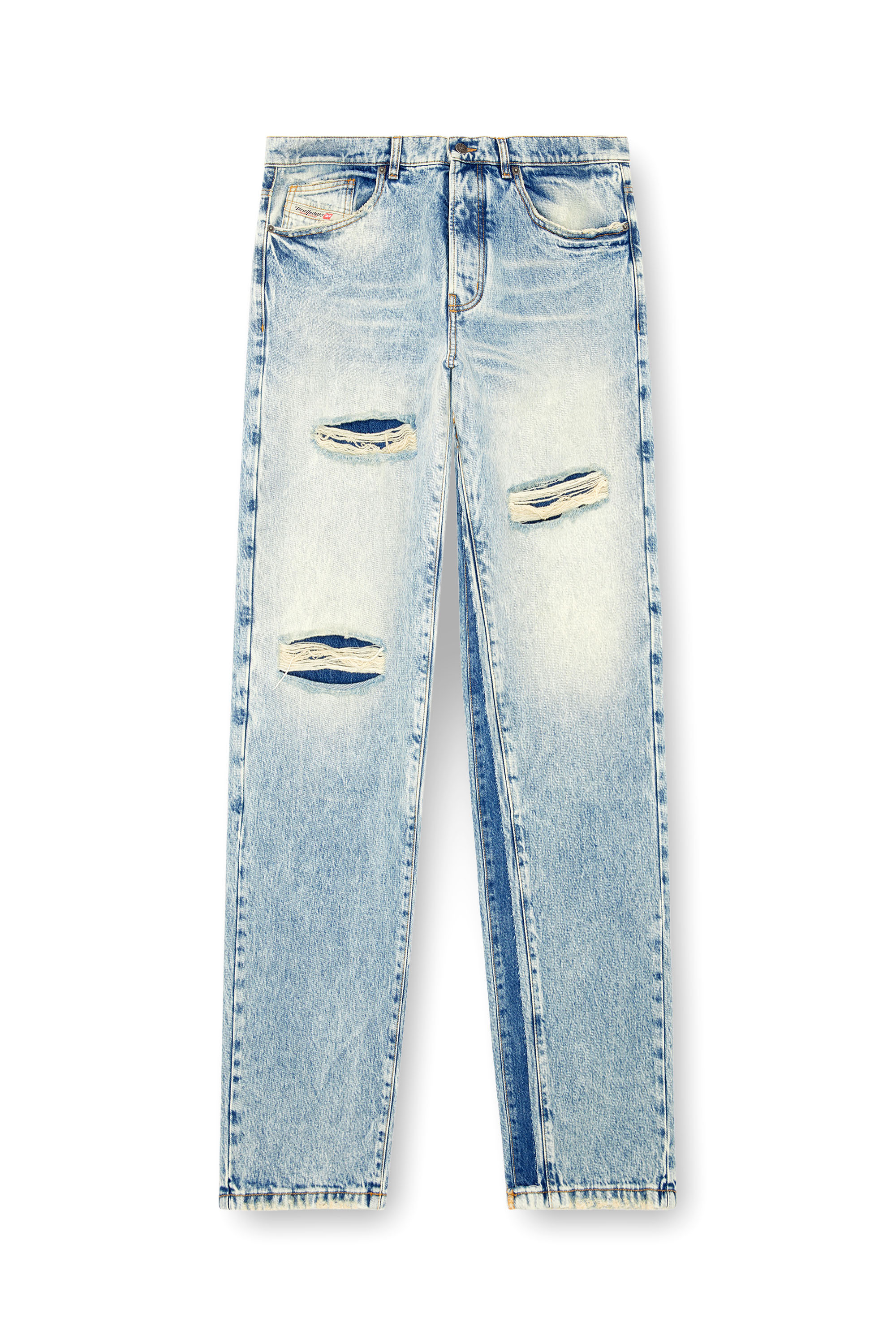 Diesel - Straight Jeans D-Fire 0AJEN, Hombre Straight Jeans - D-Fire in Azul marino - Image 5