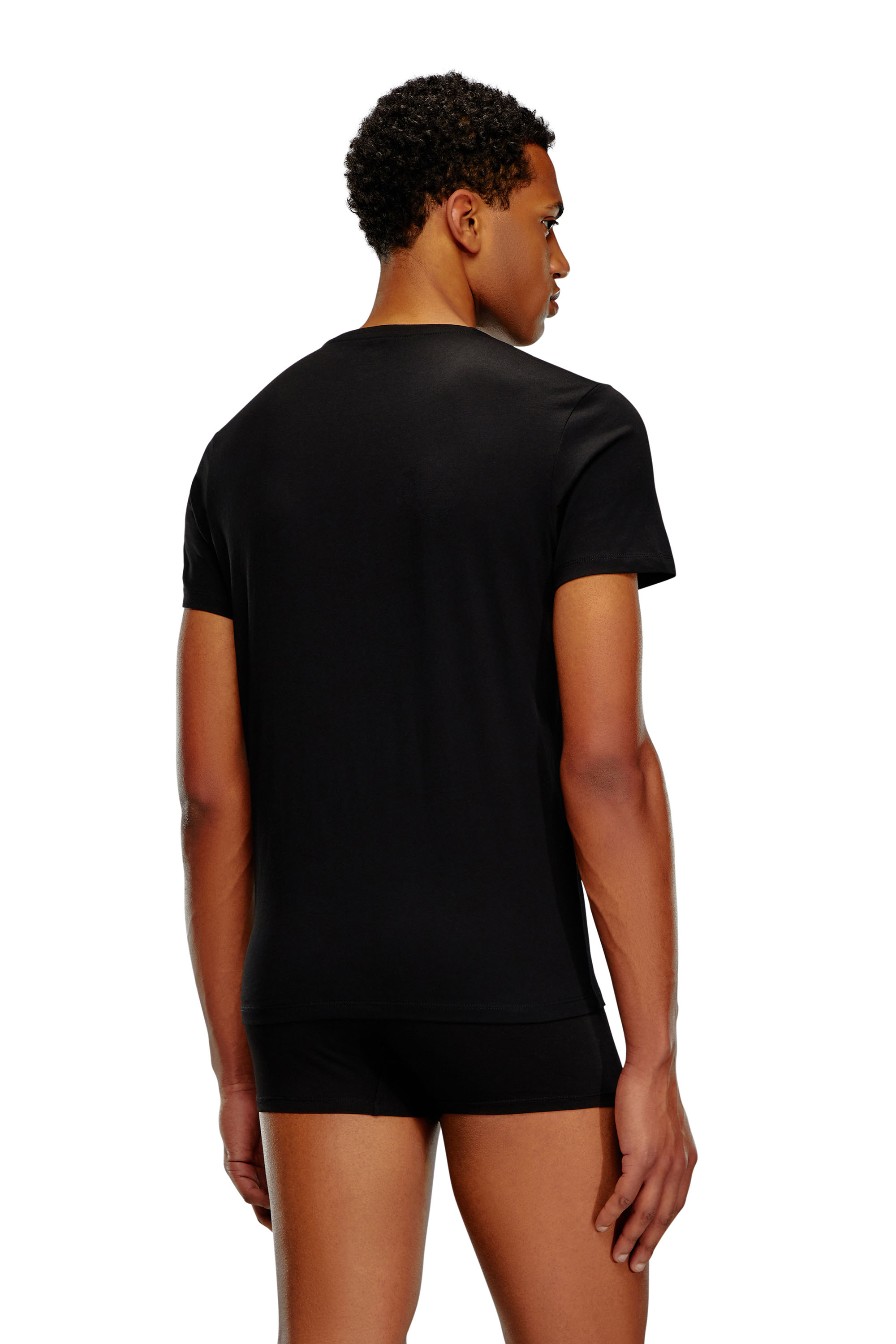 Diesel - UMTEE-JAKETHREEPACK, Hombre Lote de tres camisetas de cuello redondo in Negro - Image 3