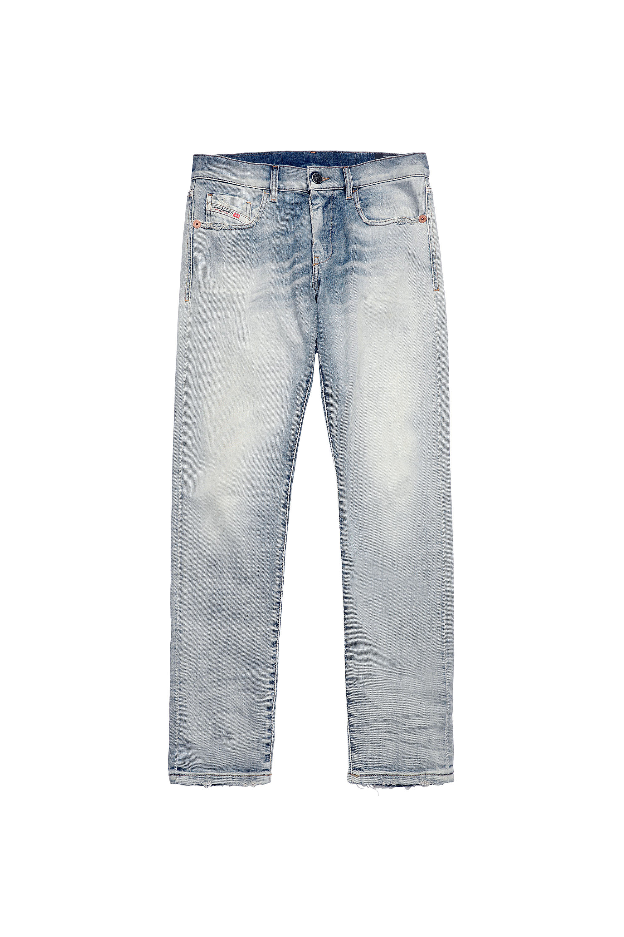 Diesel - D-Strukt Slim Jeans 09A04, Light Blue - Image 6