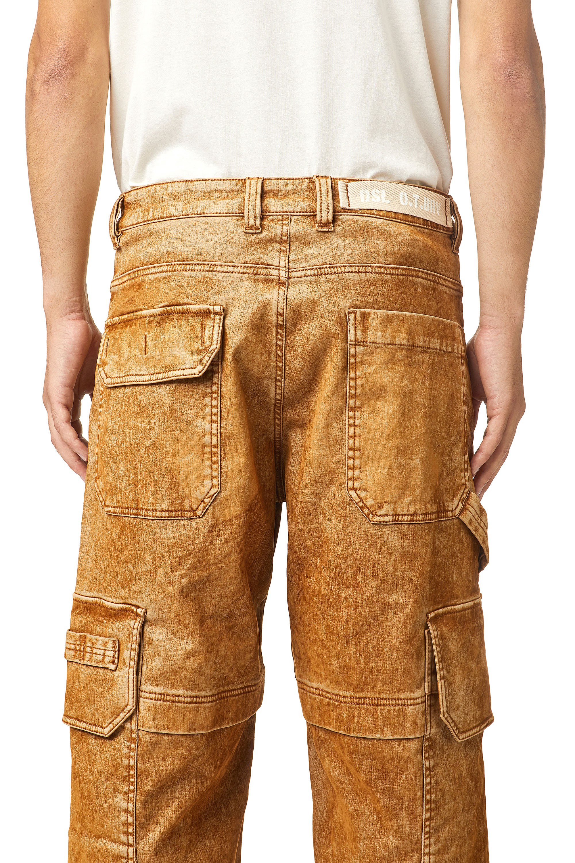 Diesel - D-Multy Tapered JoggJeans® 0AFAT, Light Brown - Image 5