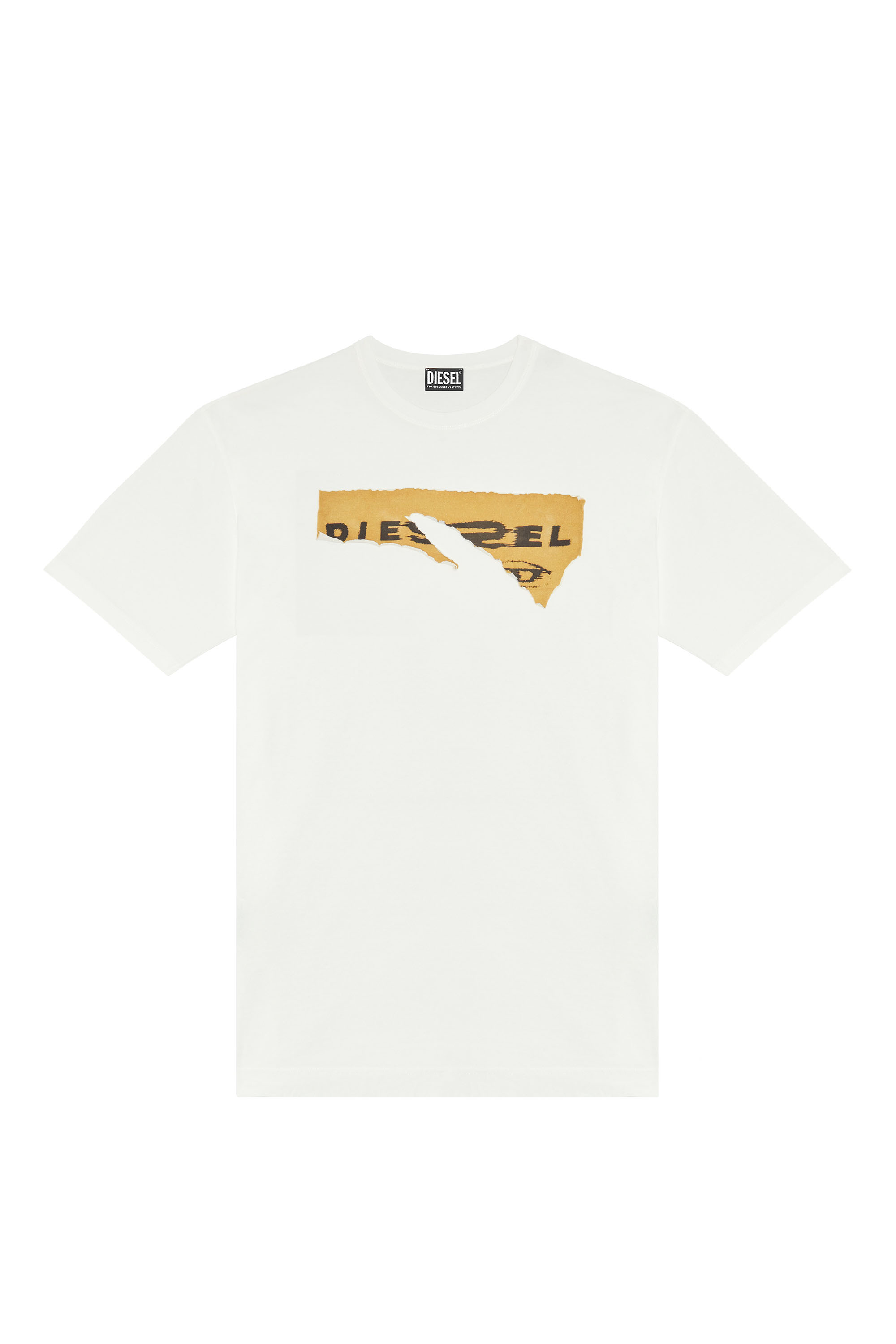 | Man: Diesel peel-off with T-WASH-POFF T-shirt patches