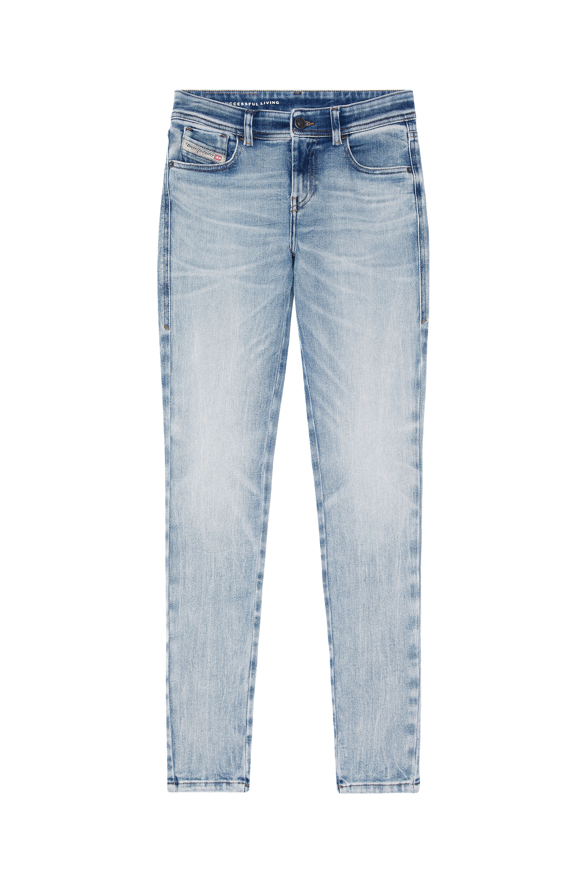 Diesel - Super skinny Jeans 2017 Slandy 09G18, Azul Claro - Image 3