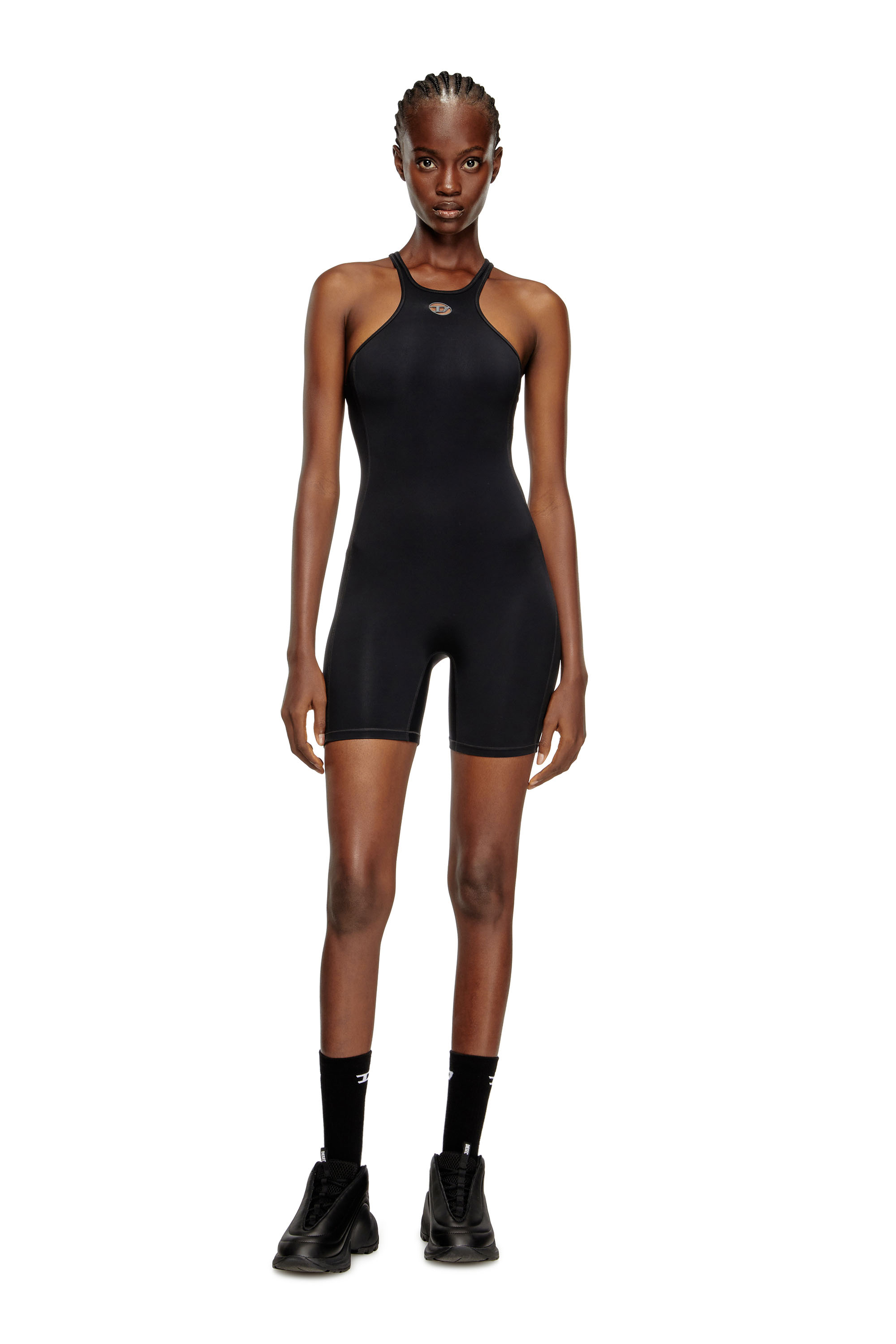 Diesel - NYDIA-UTLT, Mono con espalda deportiva Mujer in Negro - 2