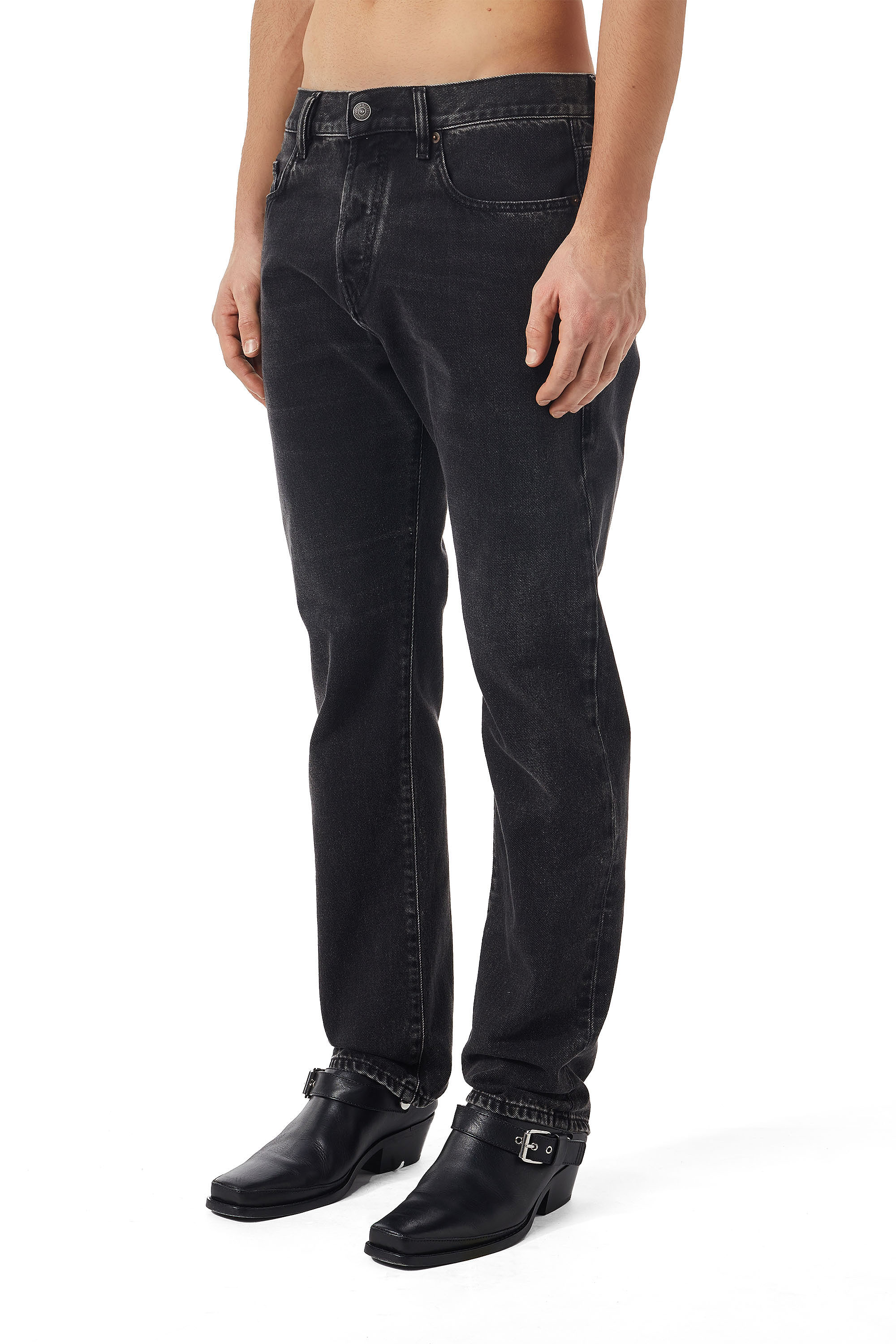 Diesel - Straight Jeans 2020 D-Viker 09B88, Black/Dark grey - Image 4