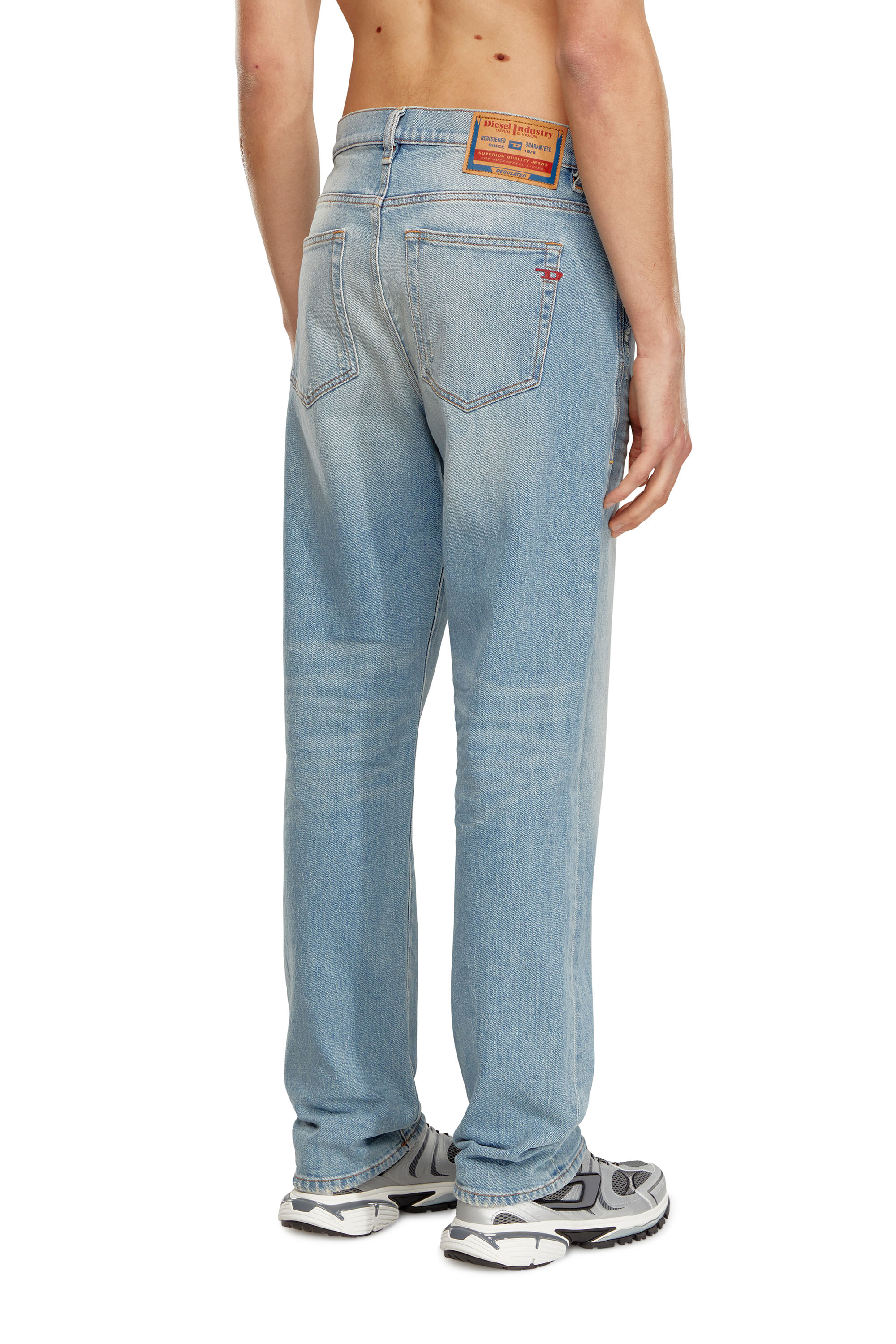 Diesel - Man Straight Jeans 2020 D-Viker 09H39, Light Blue - Image 4
