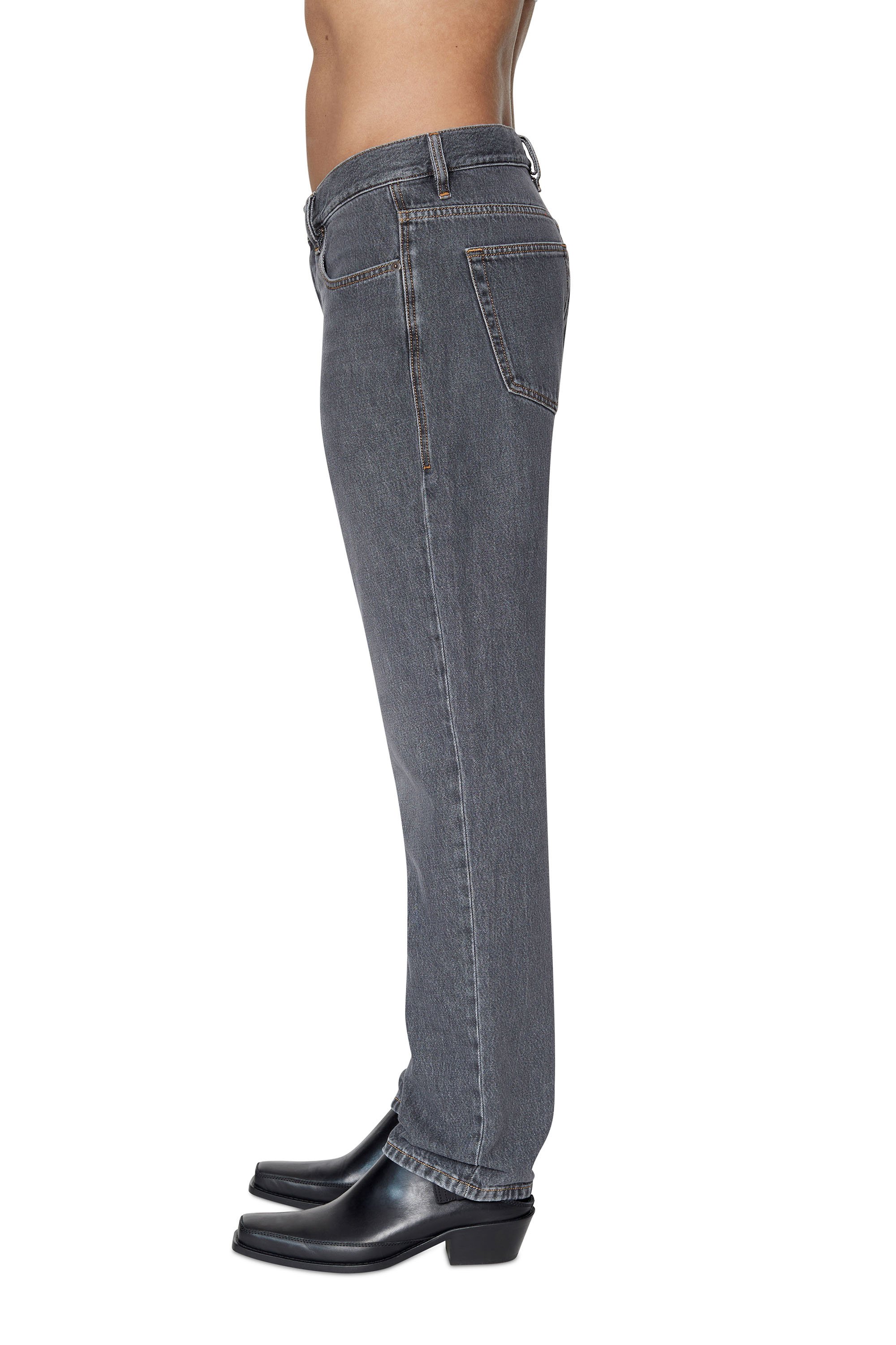 Diesel - Straight Jeans 2020 D-Viker 09B84, Black/Dark grey - Image 5