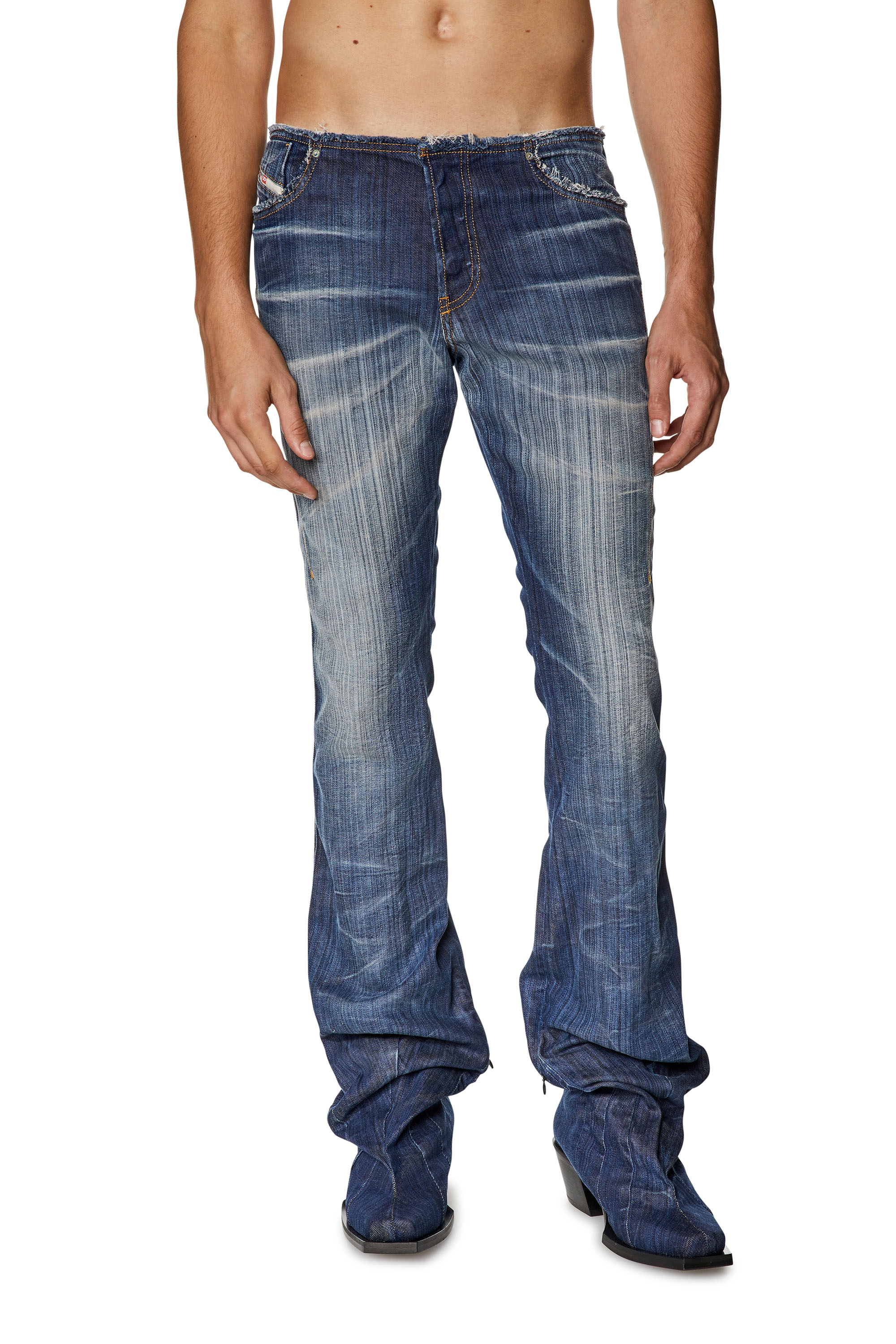 Diesel - Bootcut Jeans D-Bootcutboot 09I03, Azul Oscuro - Image 1