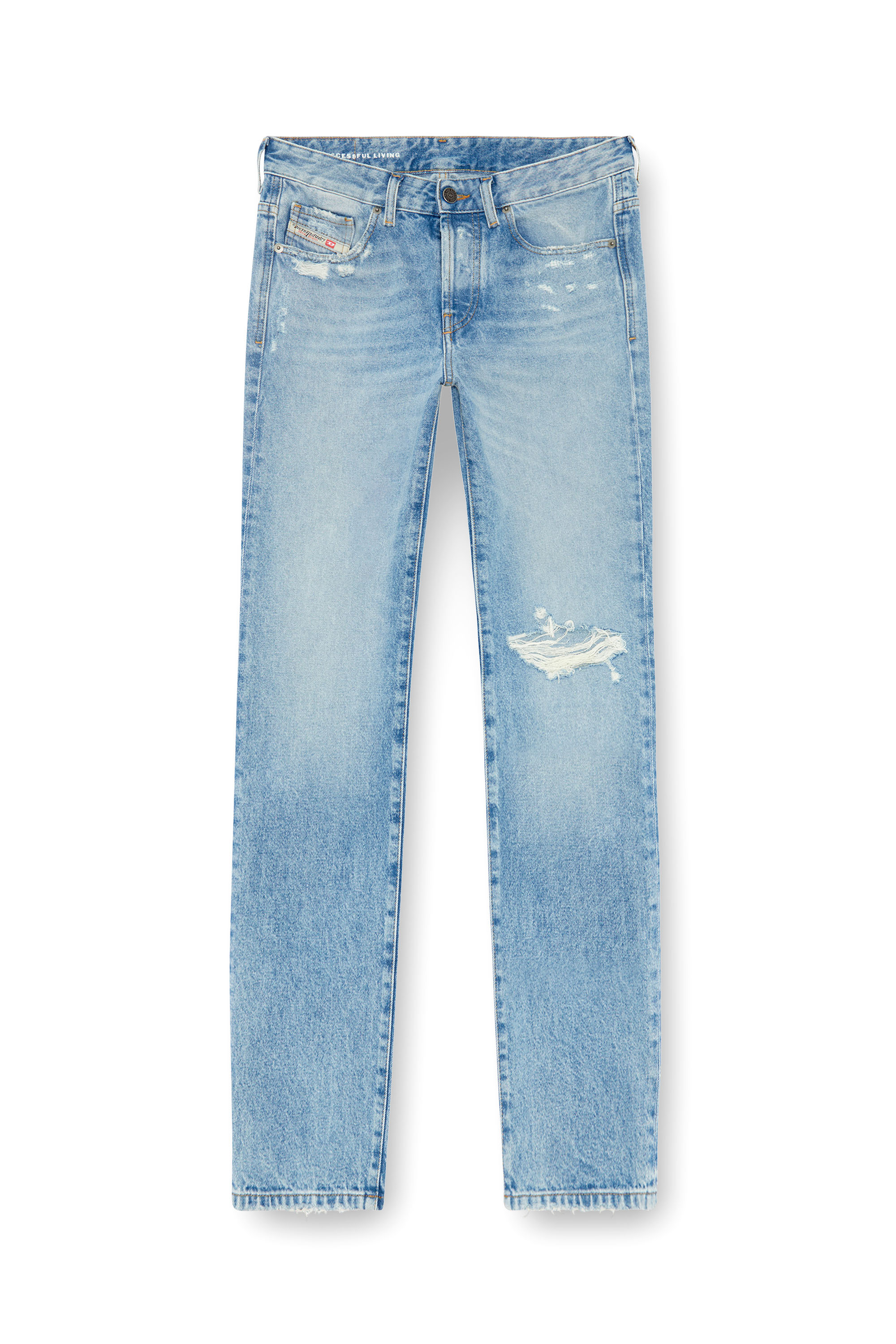 Diesel - Straight Jeans 1989 D-Mine 09J80, Mujer Straight Jeans - 1989 D-Mine in Azul marino - Image 5