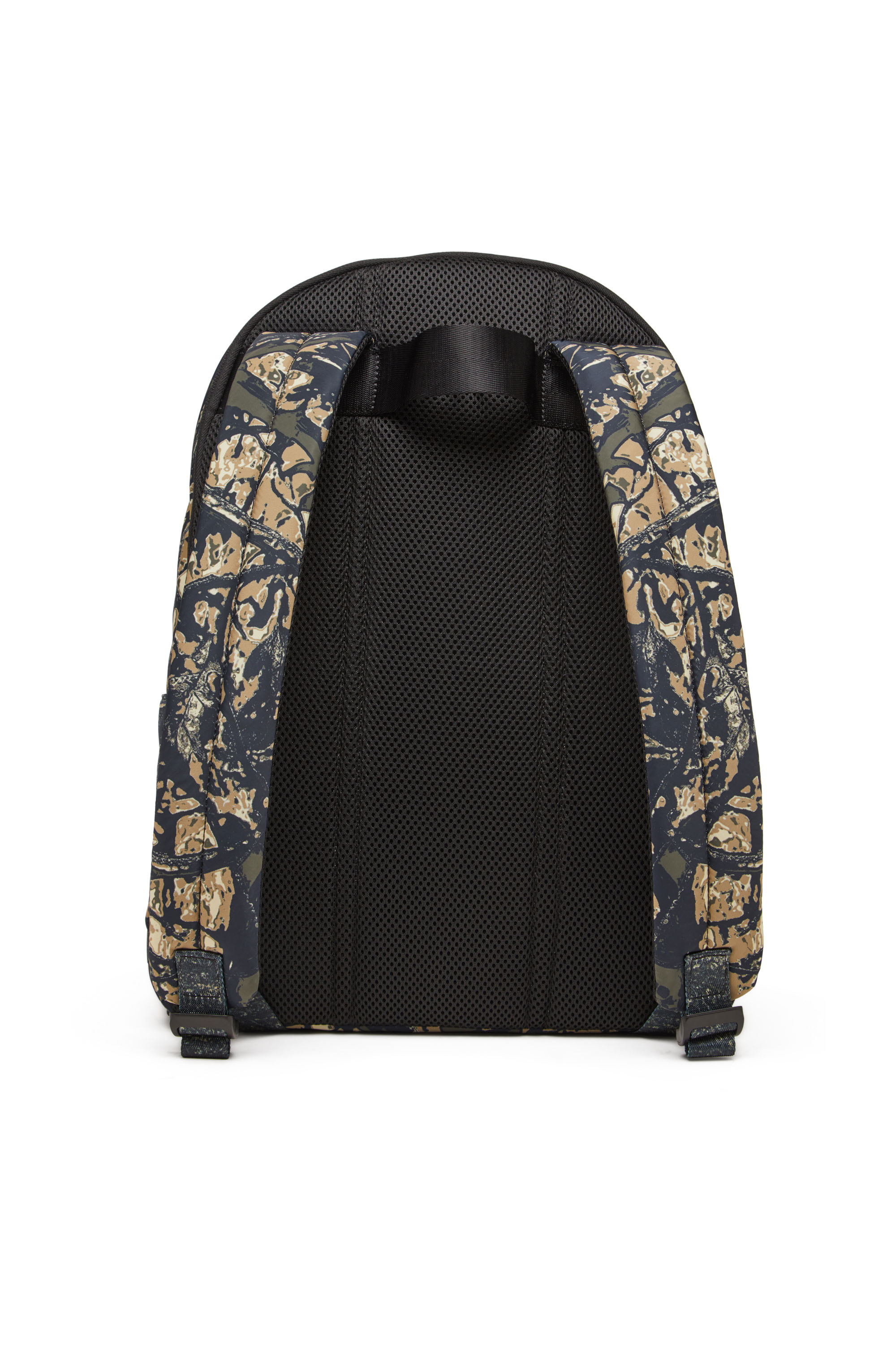 Diesel - D-PACK BACKPACK X, D-Pack-Mochila de tejido con estampado de camuflaje Hombre in Verde - 3