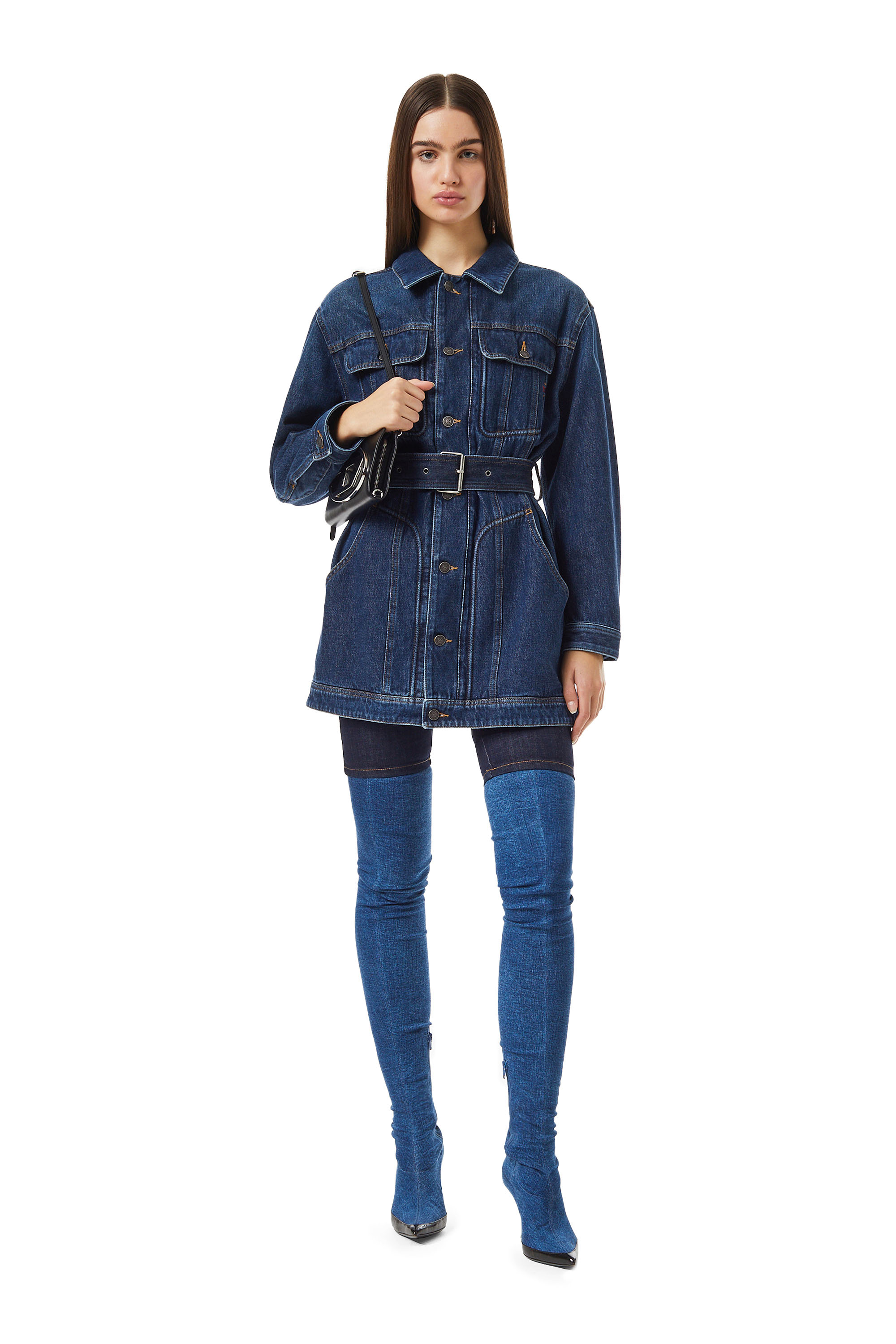 Diesel - DE-FLAMINIA TRUCKER COAT,  - Image 2