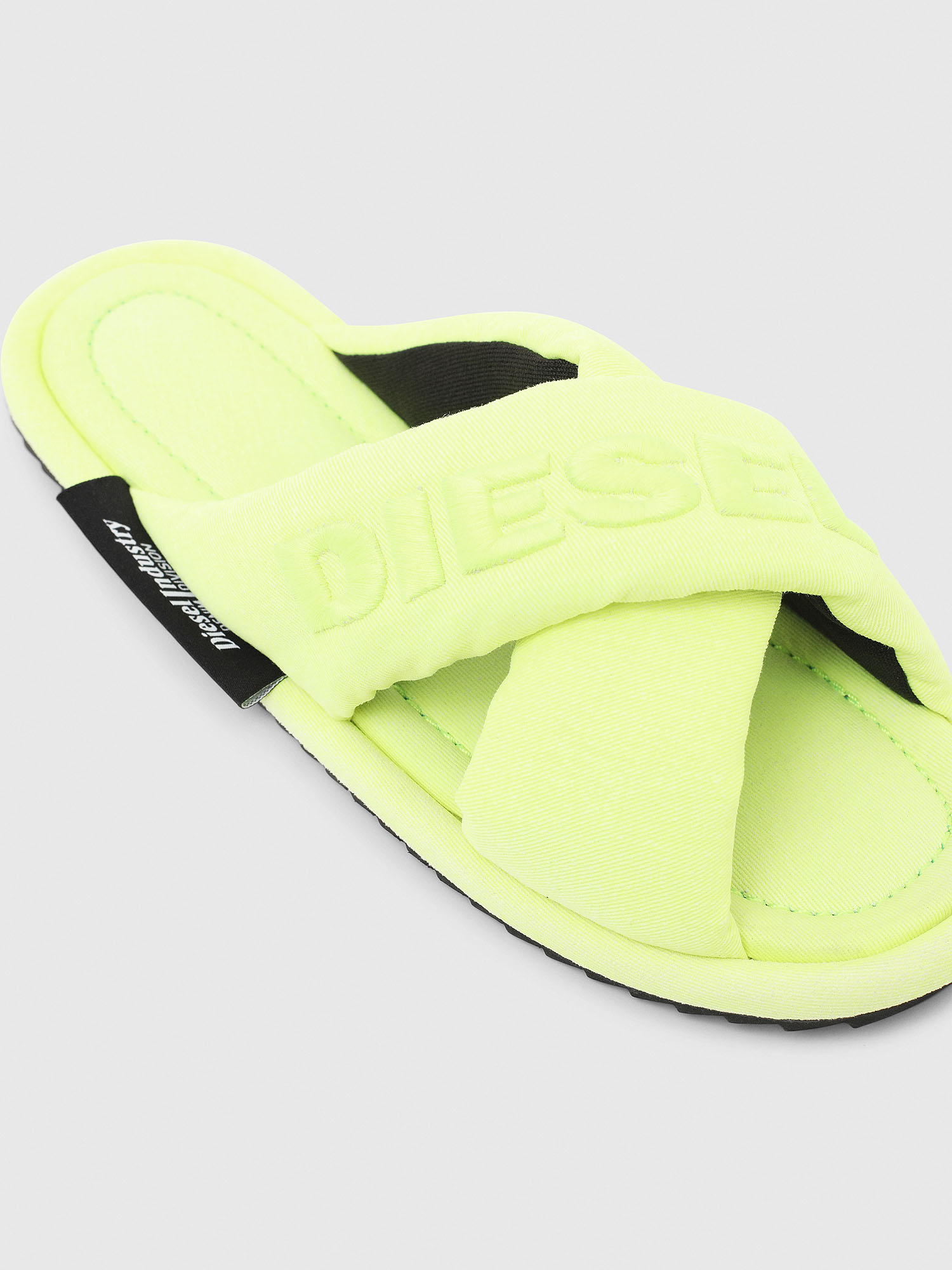 Sa Mery X Mujer Chanclas Cruzadas En Lona Fluor Diesel