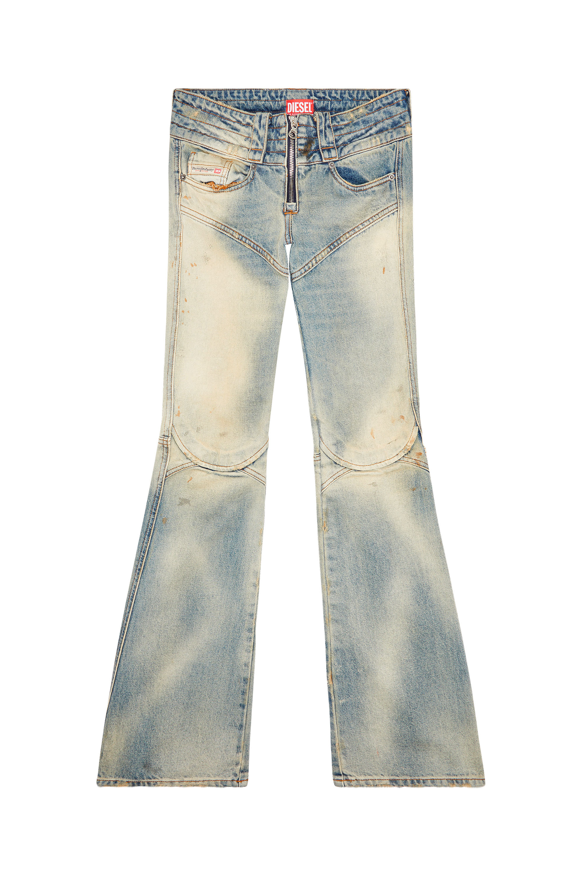 Diesel - Belthy 0ENAF Bootcut and Flare Jeans, Azul Claro - Image 6