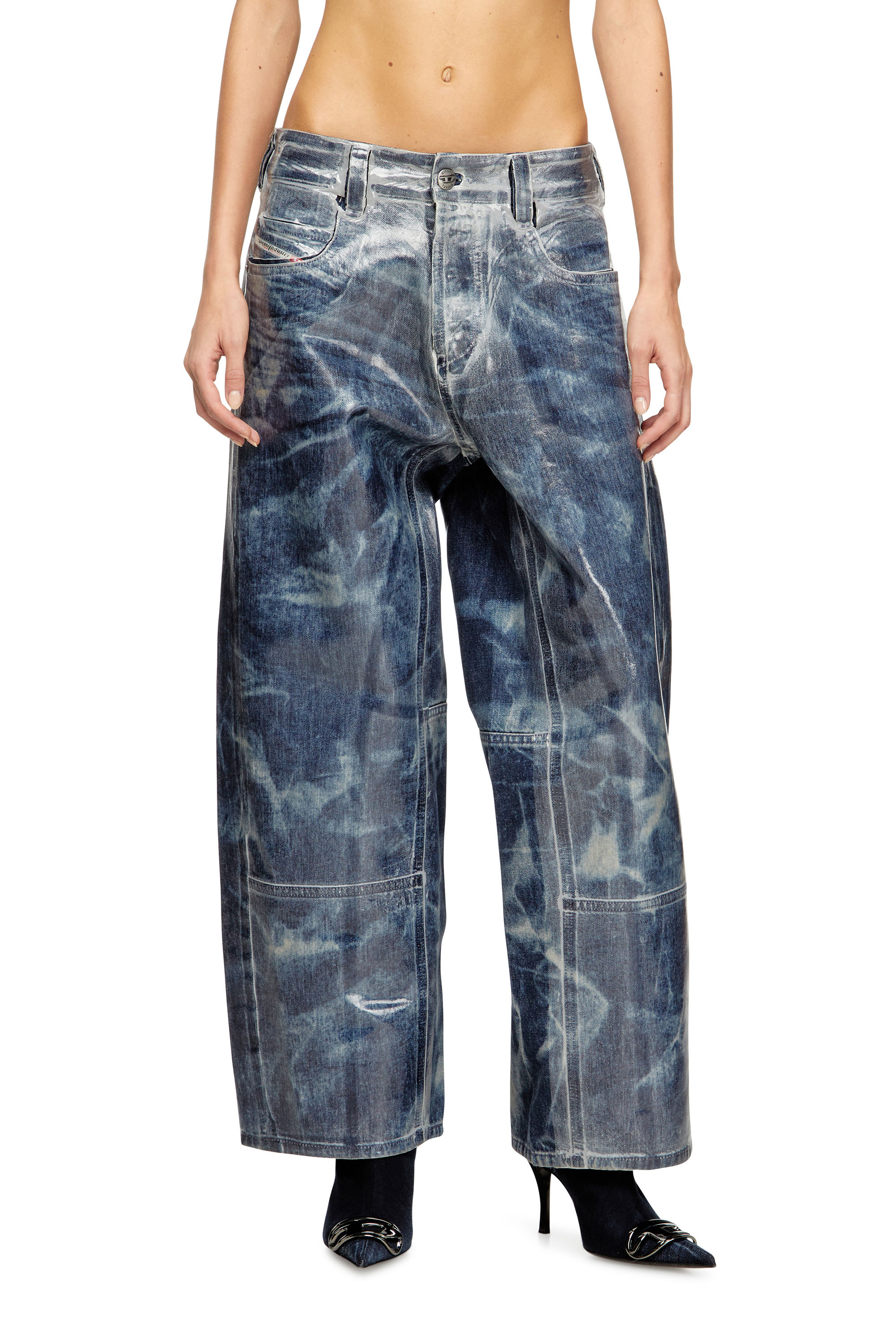 Diesel - Relaxed Jeans 1997 D-Enim-M 007CU Unisex, Azul Oscuro - 1