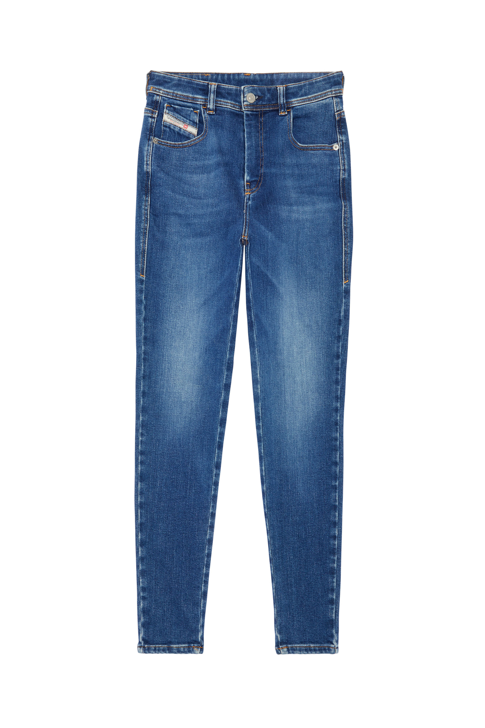 Diesel - Super skinny Jeans 1984 Slandy-High 09C21, Azul medio - Image 6