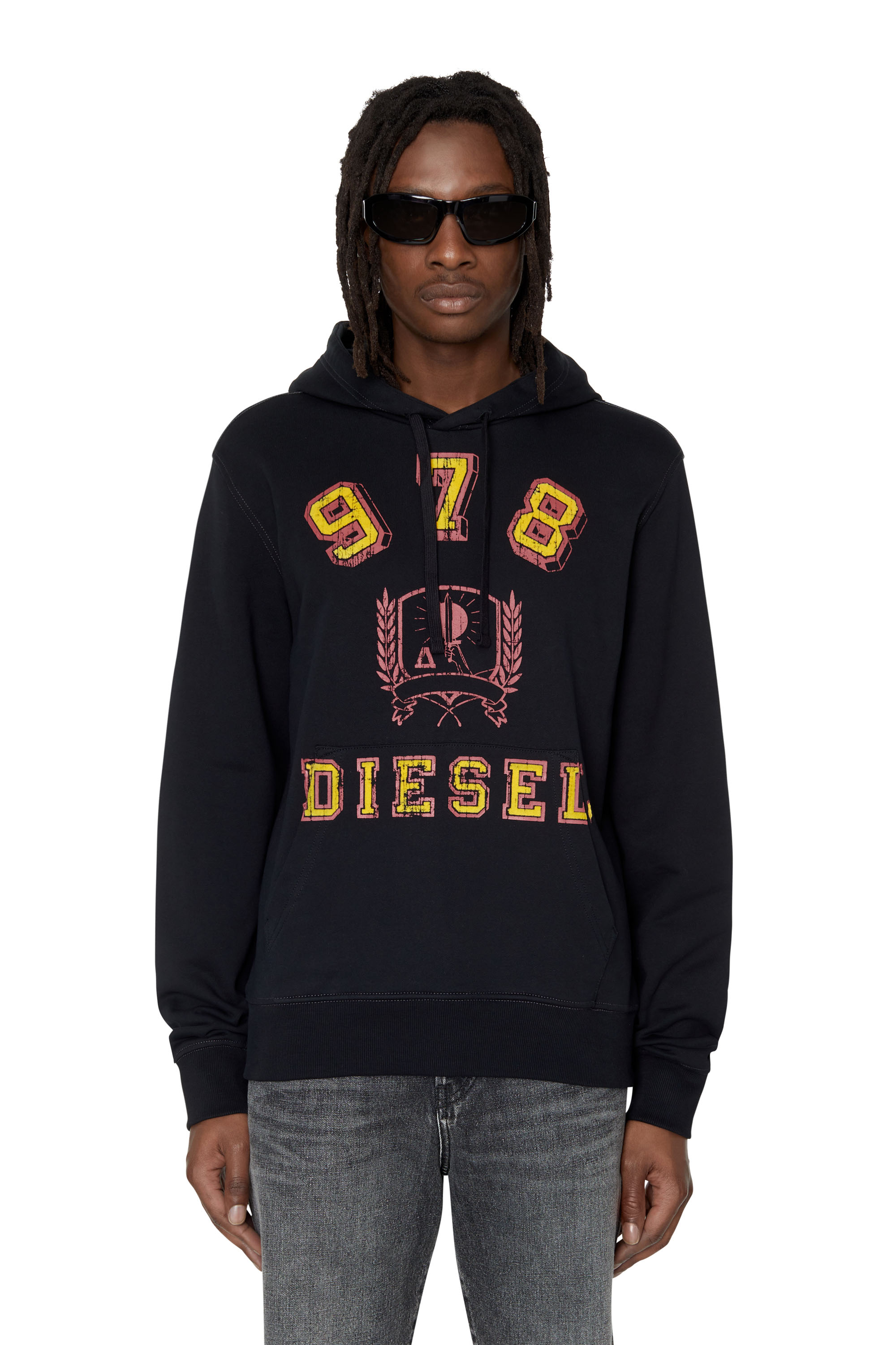 Diesel - S-GINN-HOOD-E5, Negro - Image 1
