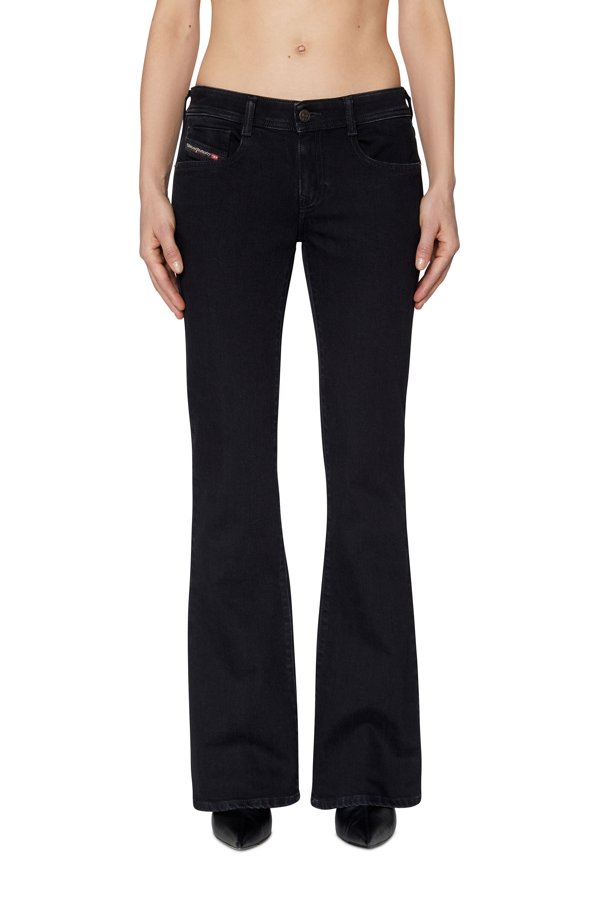 Diesel - 1969 D-EBBEY Z9C25 Bootcut and Flare Jeans, Negro/Gris oscuro - Image 2