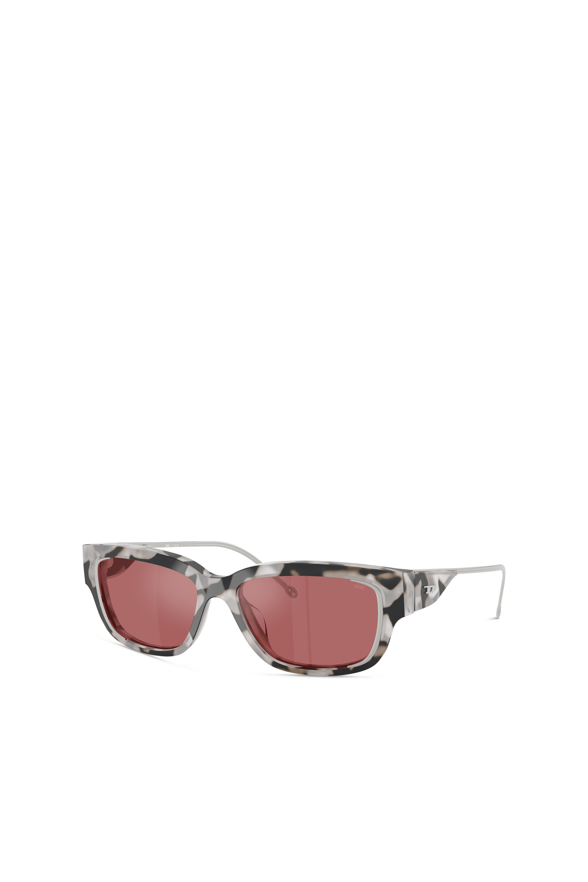 Diesel - 0DL2002 SIZE 56, Gafas rectangulares Unisex in Rojo - 4