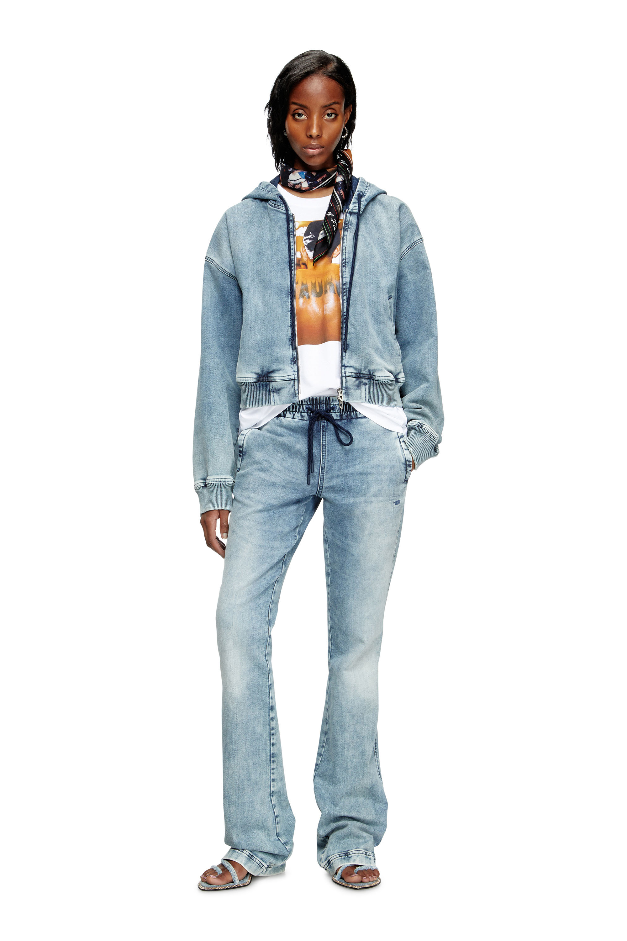 Women's T-shirt with graphic print | White | Diesel