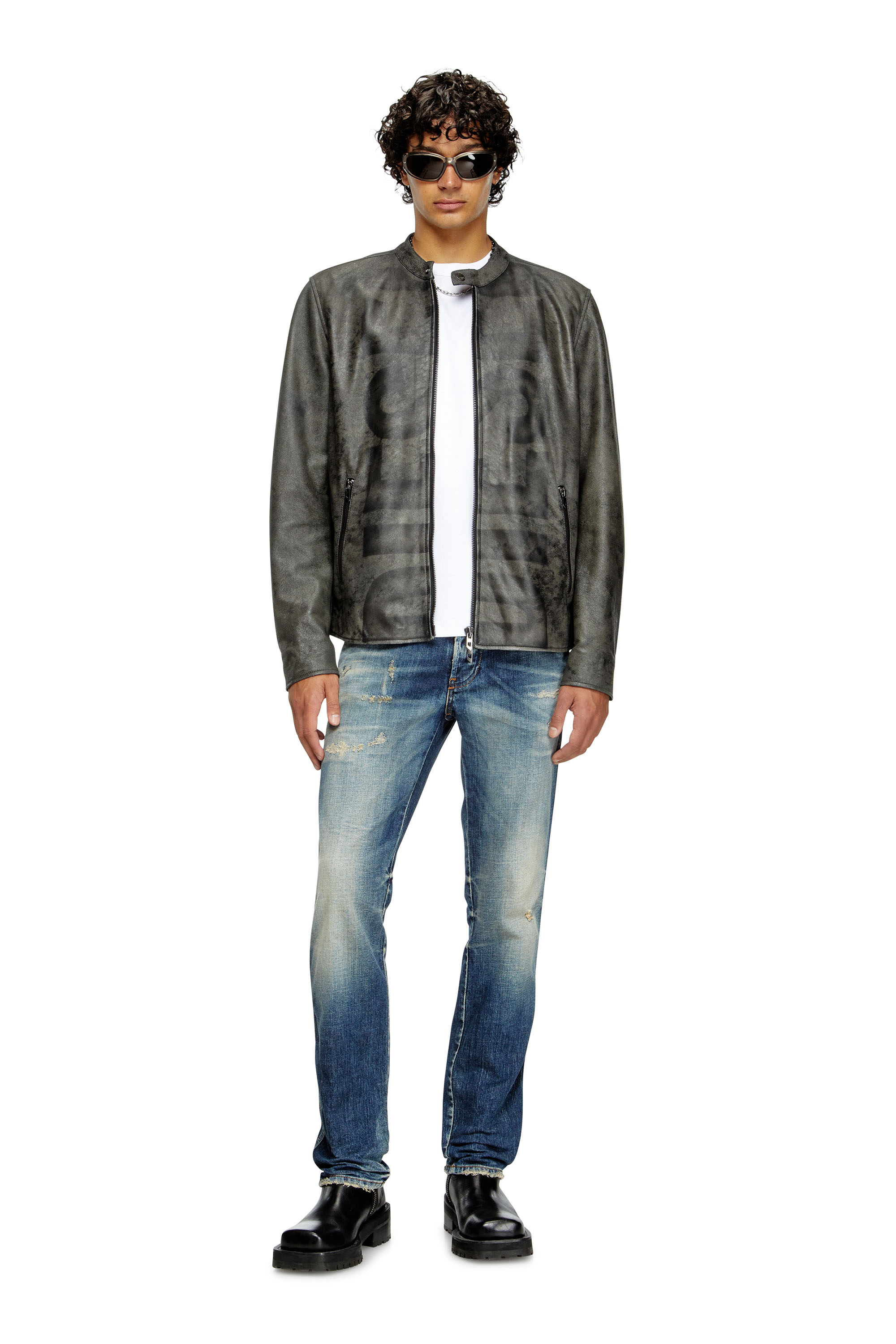 Diesel - T-MIEGOR-K77, Camiseta de algodón mercerizado Hombre in Blanco - 2