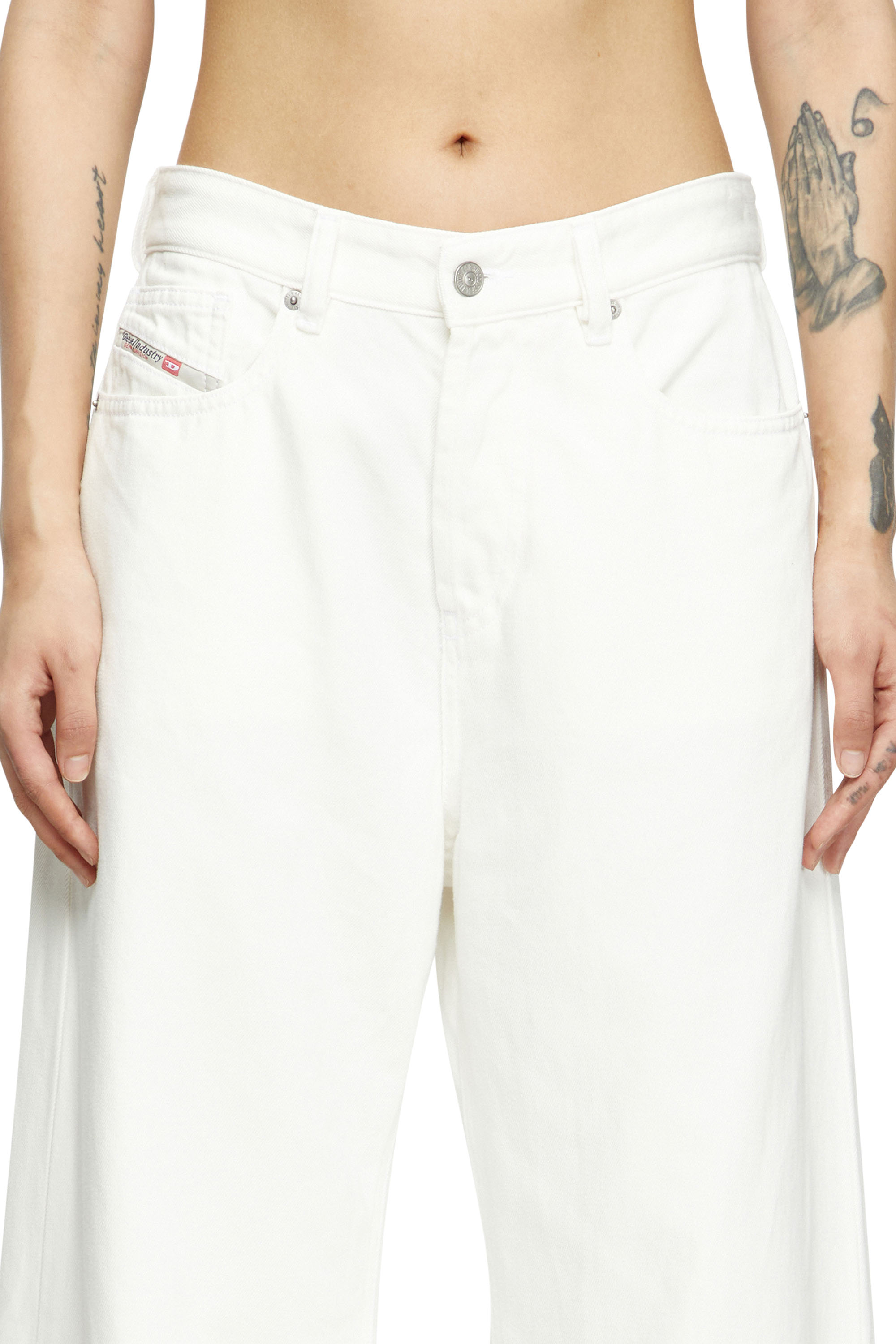 デニム・ジーパン DIESEL '1996 D-Sire 09m40' jeans White Women's Relaxed Jeans | White | Diesel 1996 D-Sire