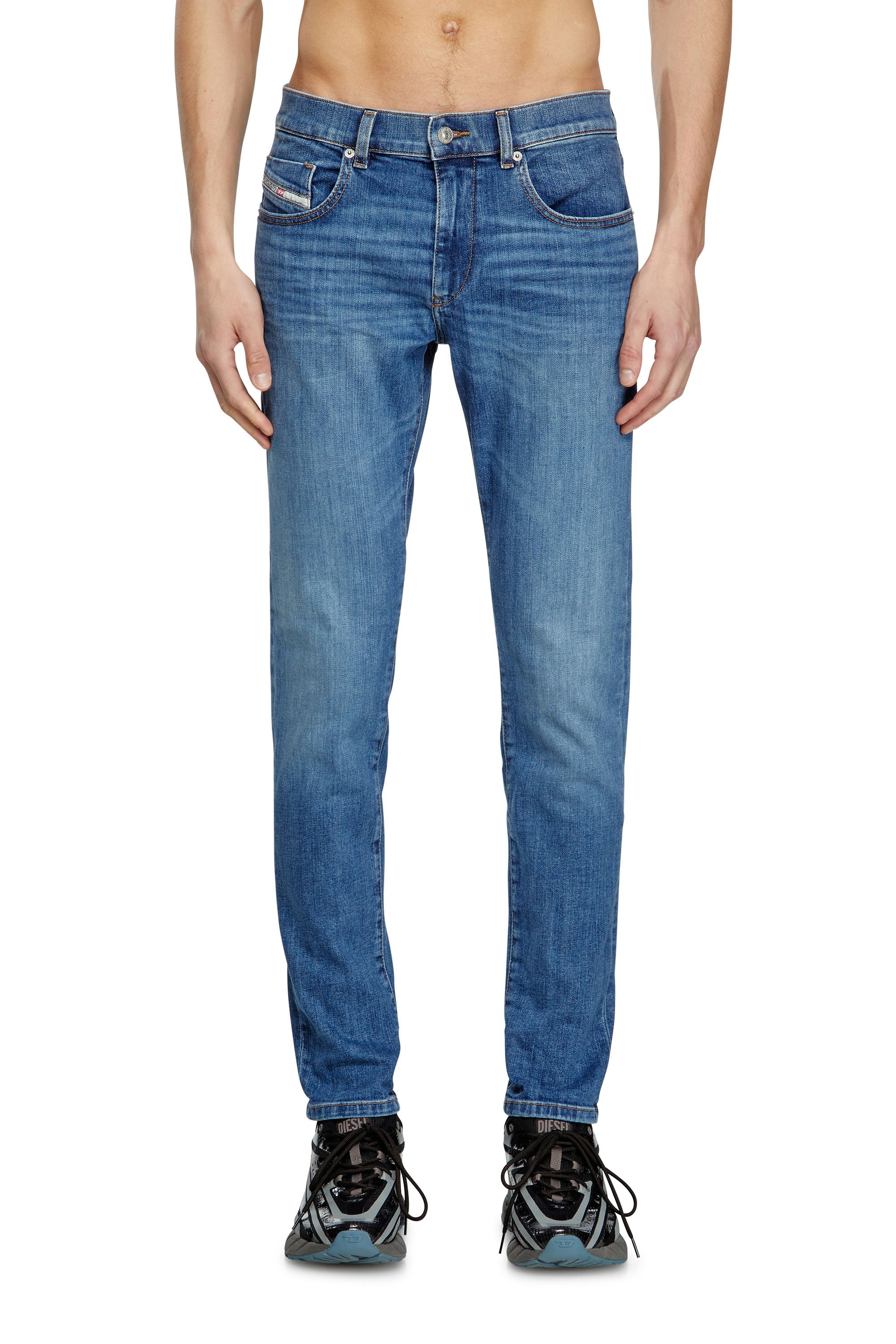 Diesel - Slim Jeans 2019 D-Strukt 0KIAL Hombre, Azul Claro - 1