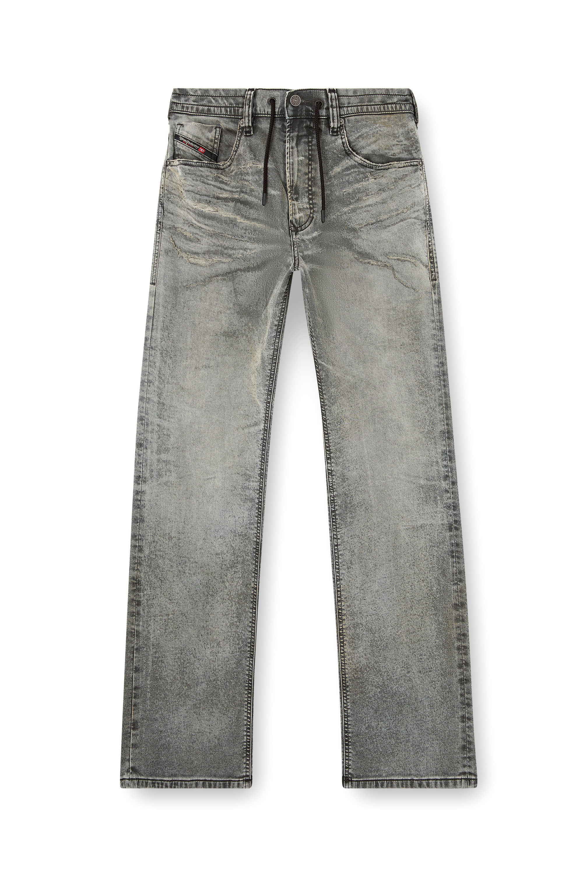 Diesel - Man's Relaxed 2080 D-Reel Joggjeans® 09M35, Black/Dark grey - 3