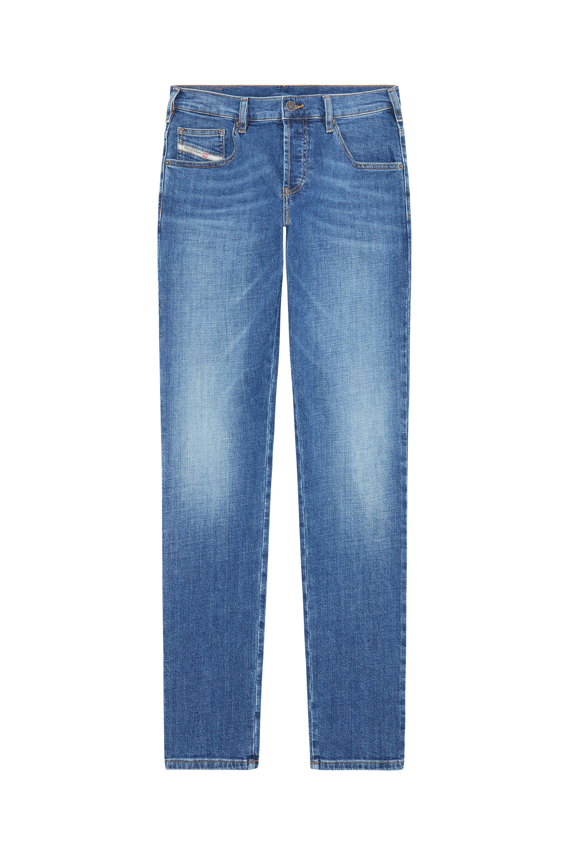 Diesel - D-Yennox 0IHAT Tapered Jeans, Azul medio - Image 6