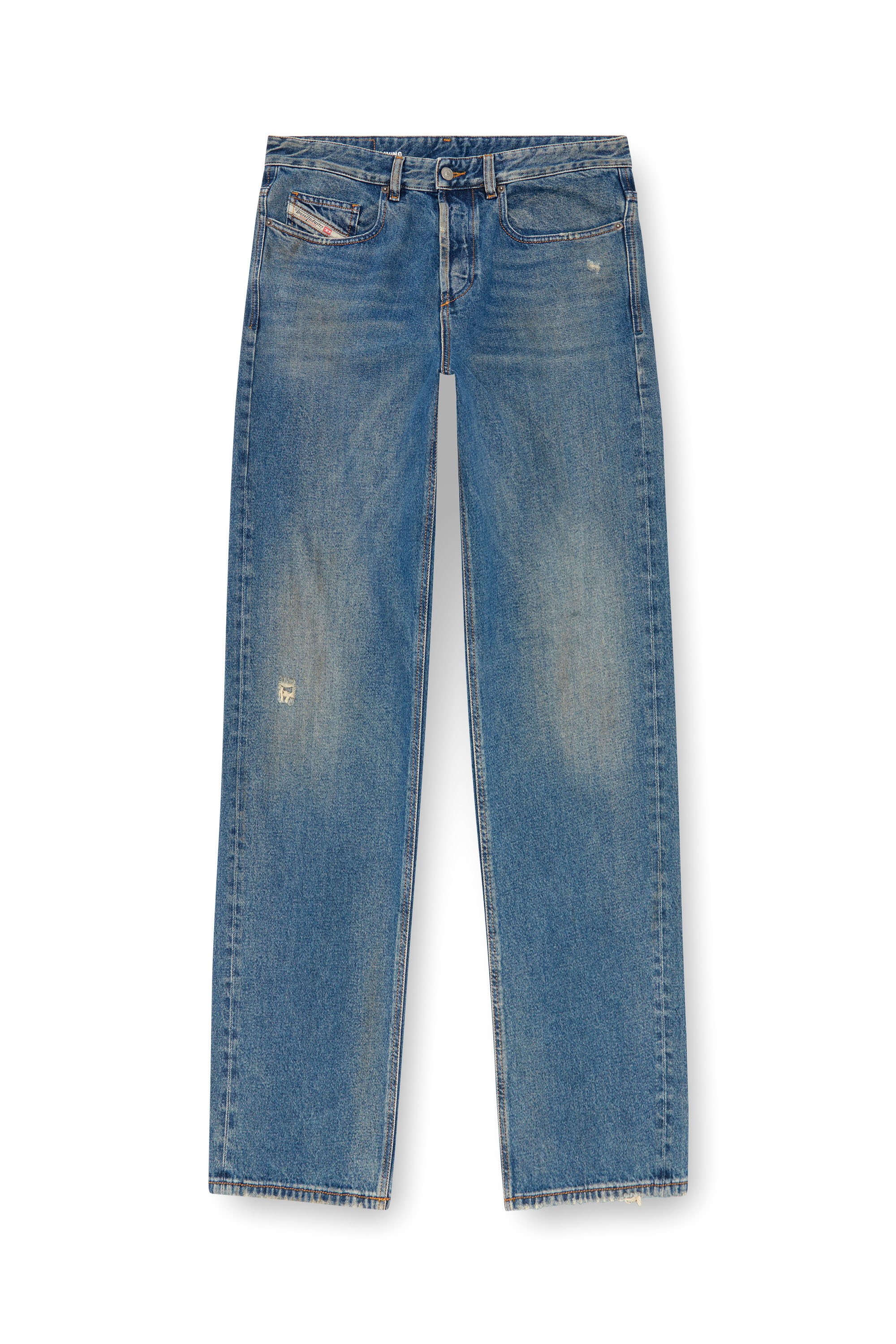 Diesel - Straight Jeans 2001 D-Macro 09J79, Hombre Straight Jeans - 2001 D-Macro in Azul marino - Image 3