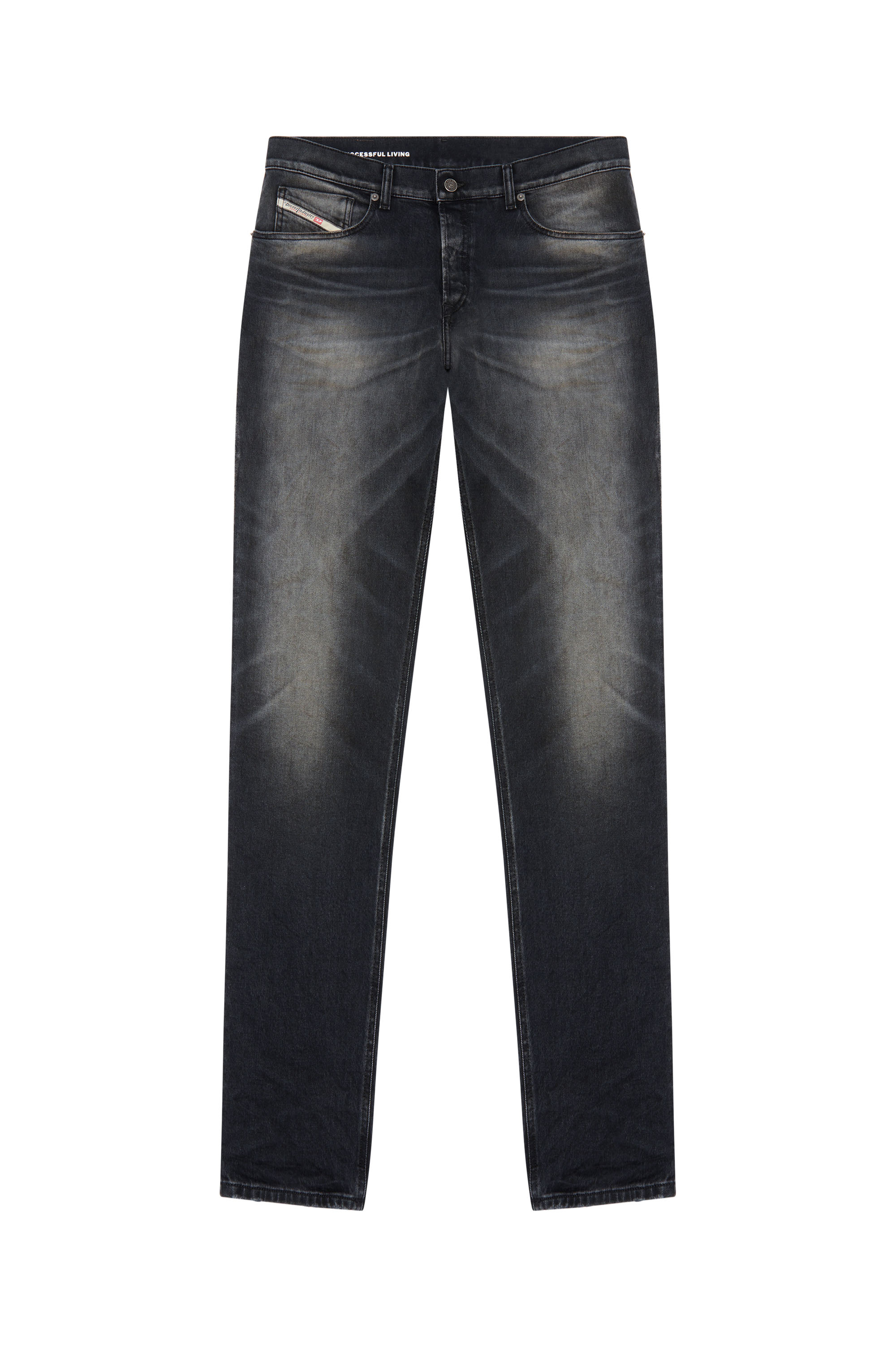 Diesel - Tapered Jeans 2023 D-Finitive 09G20, Negro/Gris oscuro - Image 5