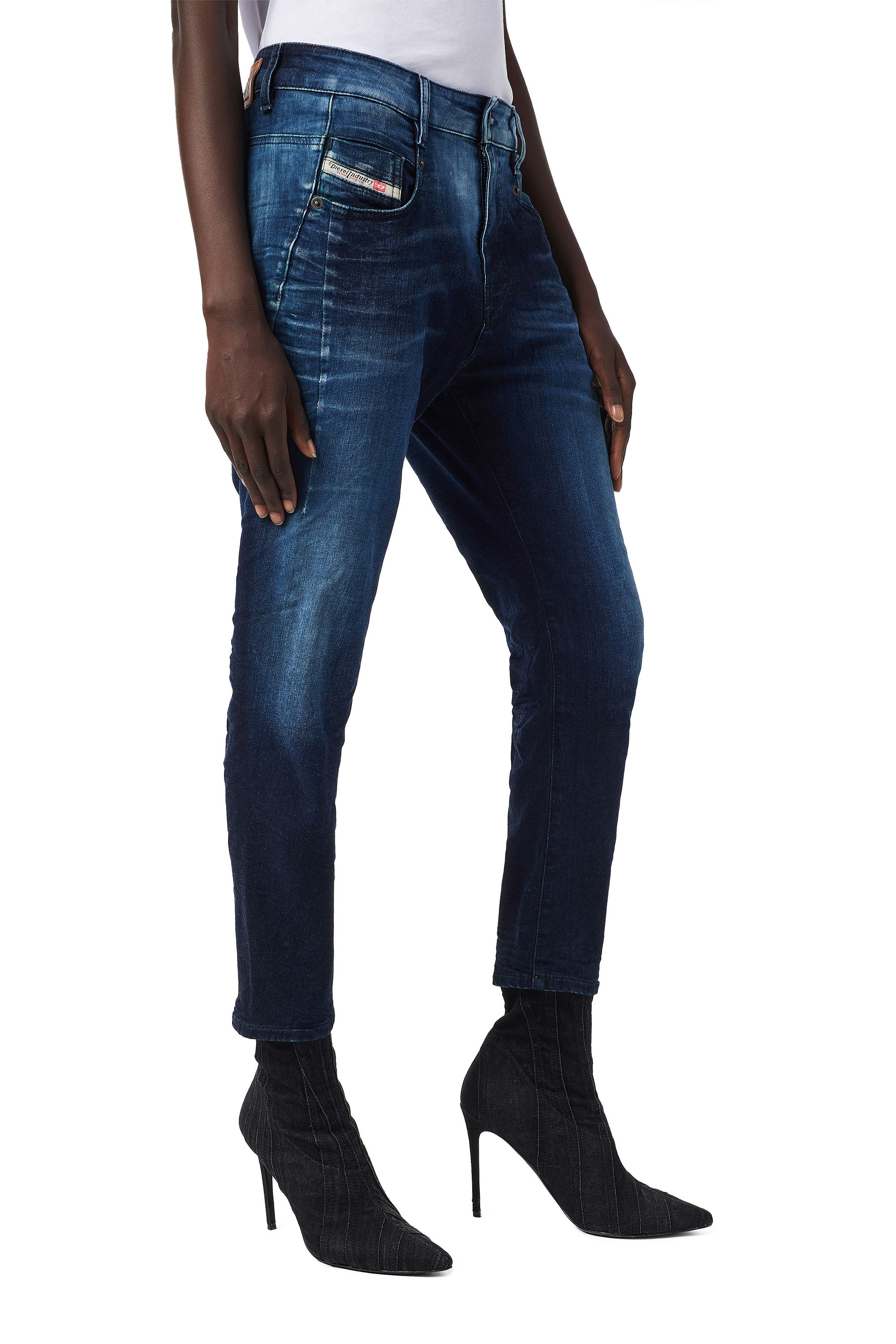 Diesel - Fayza Boyfriend JoggJeans® 069XX, Dark Blue - Image 4