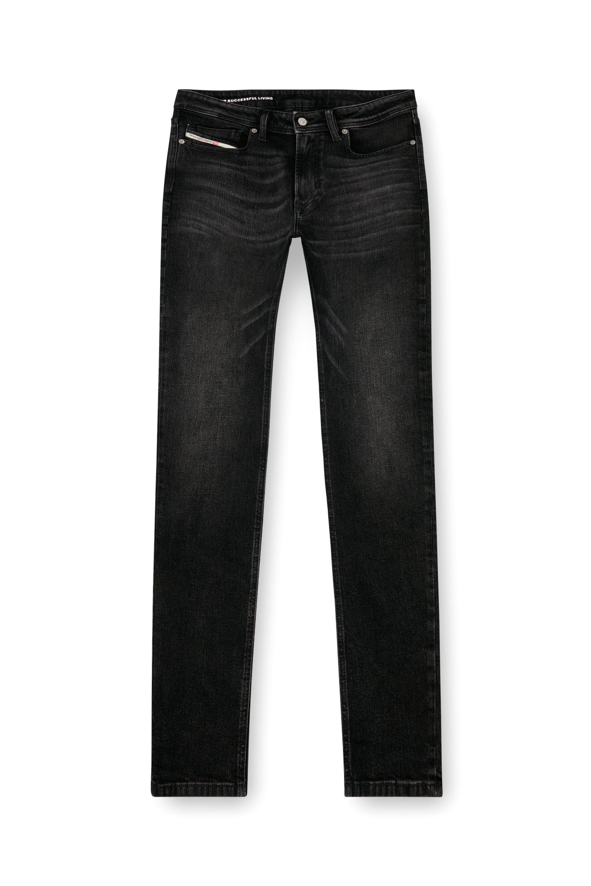Diesel - Man's Skinny Jeans 1979 Sleenker 0GRDA, Black/Dark grey - 3
