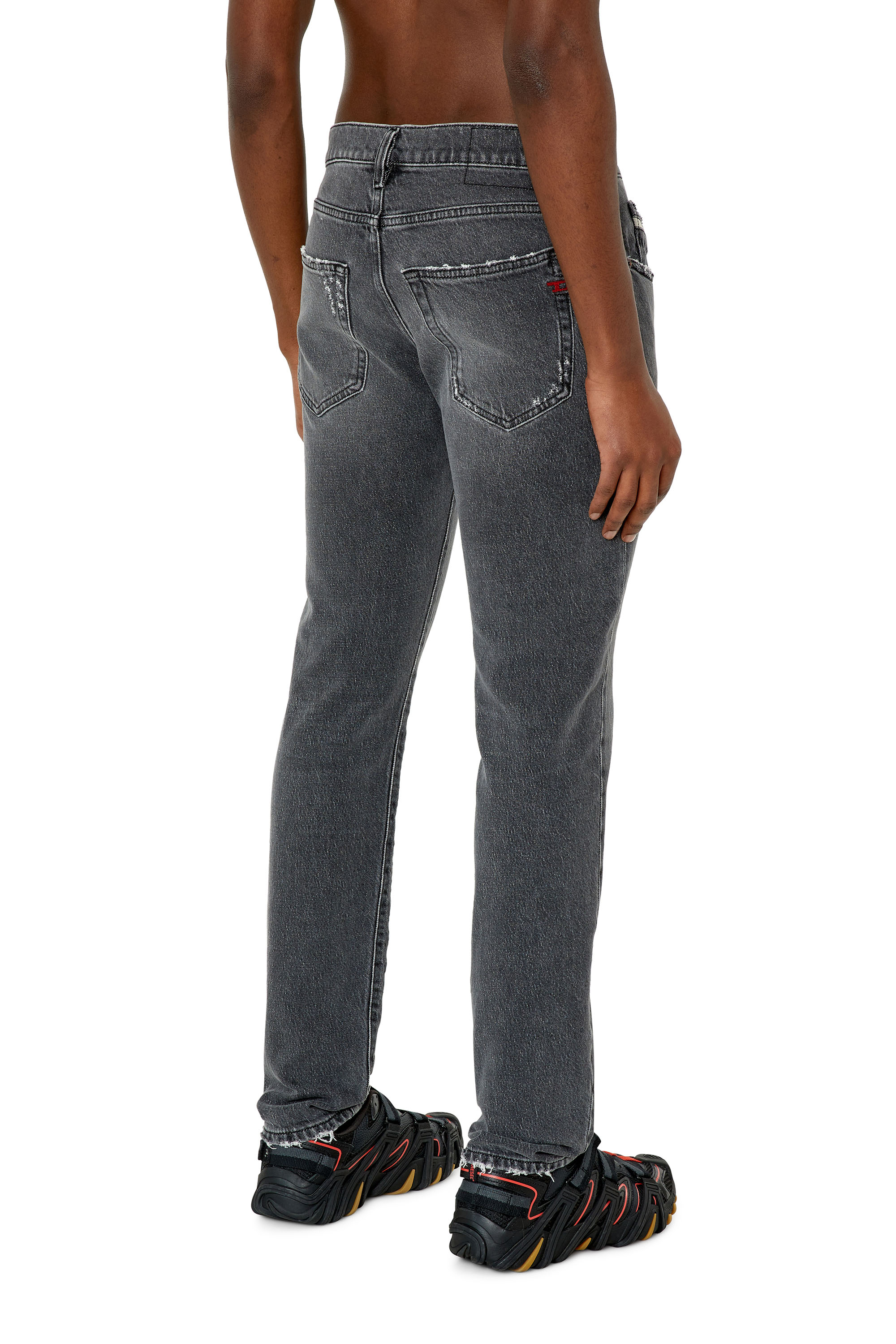 Diesel - Slim Jeans 2019 D-Strukt 09E75, Black/Dark grey - Image 3