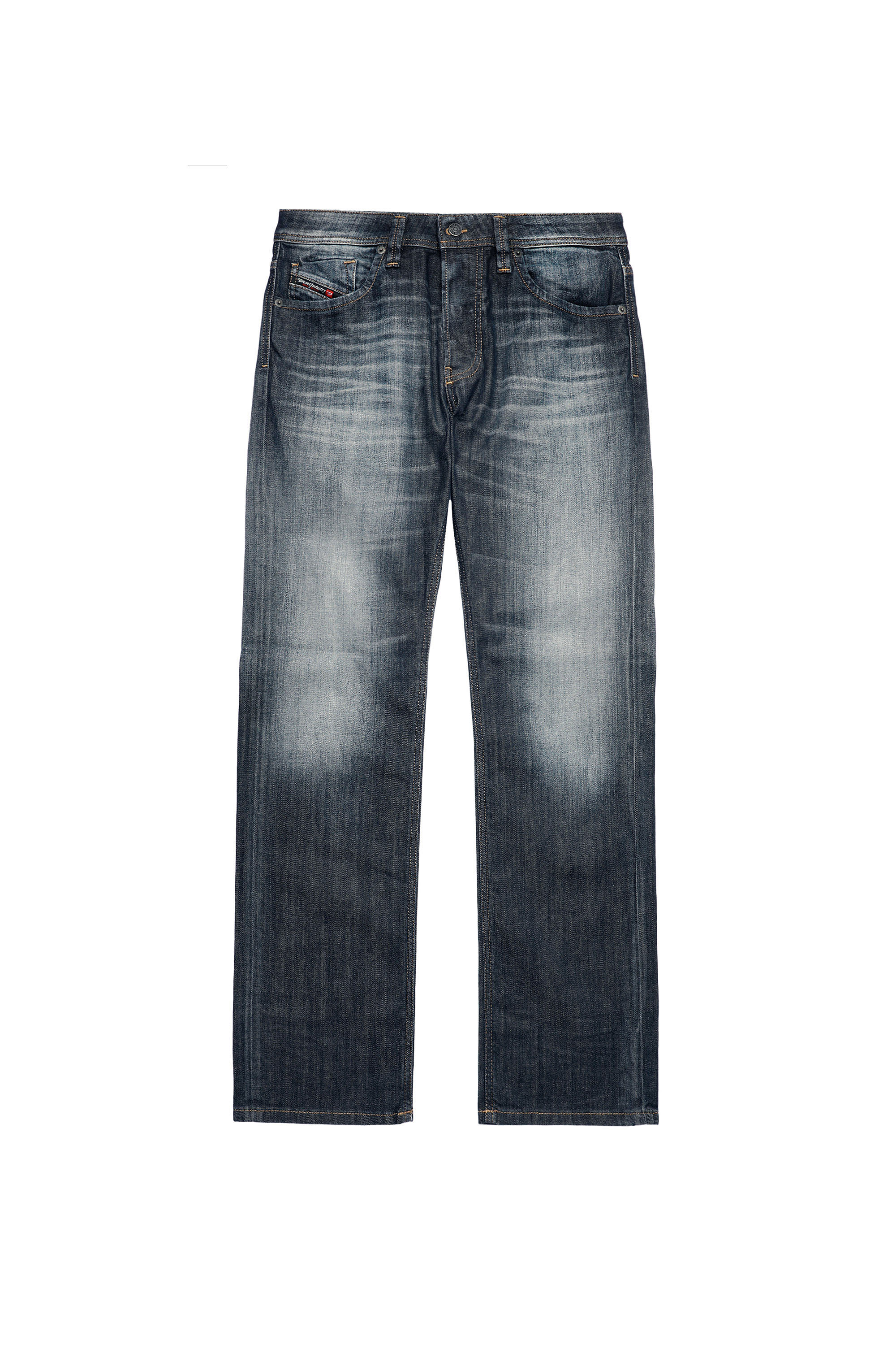 Diesel - Larkee Straight Jeans 009EP, Dark Blue - Image 7