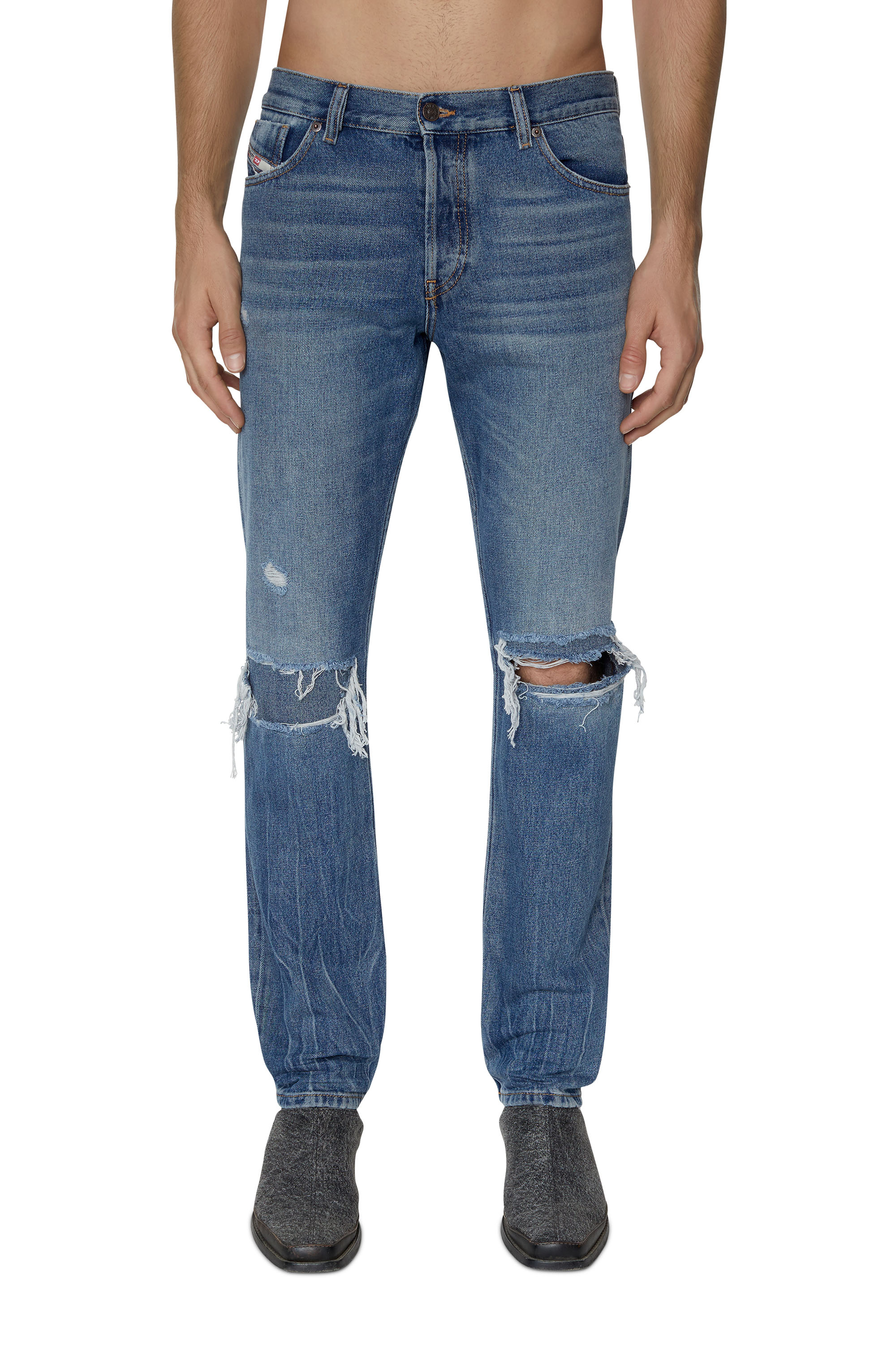 1995 09E02 Straight Jeans, Medium blue - Jeans