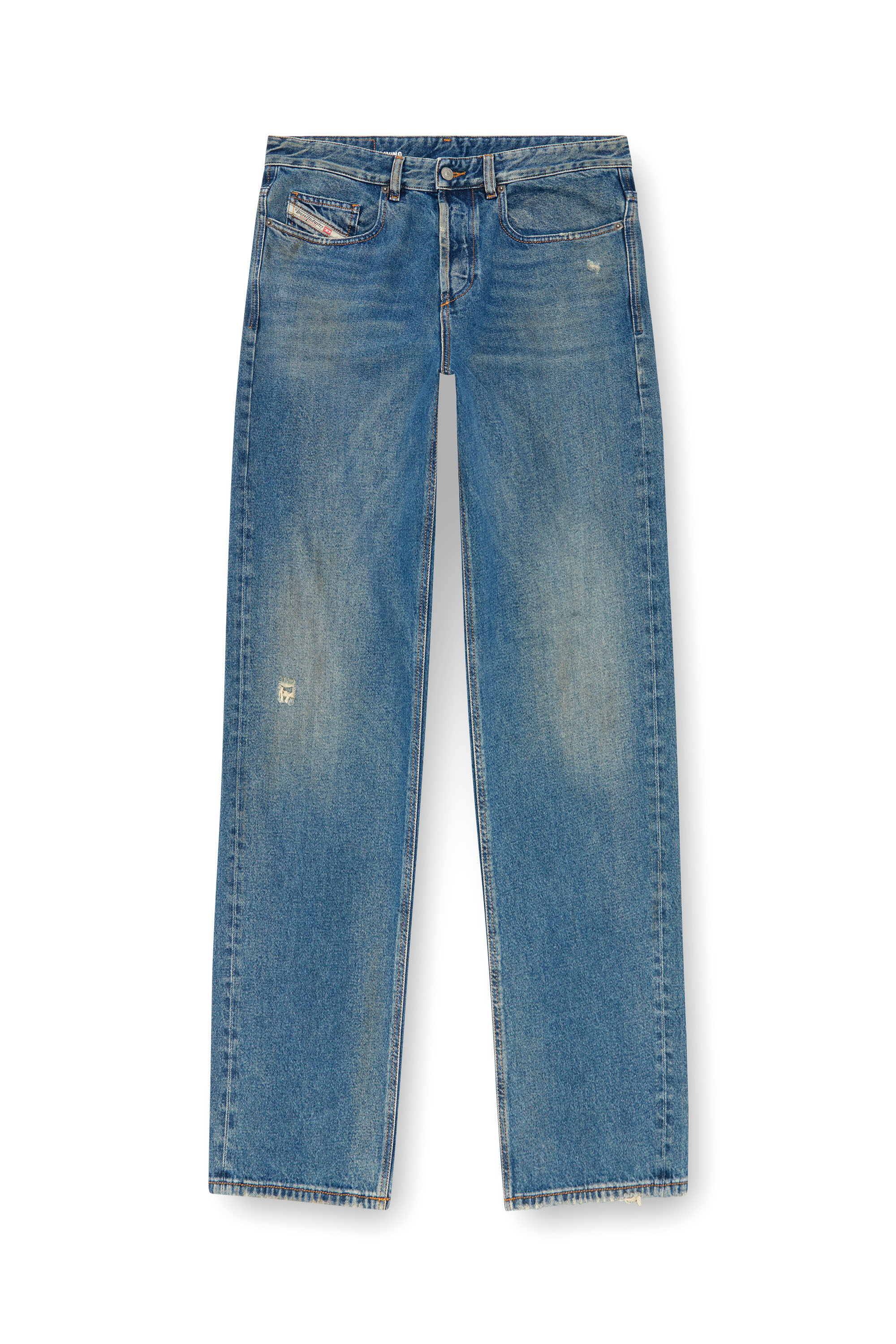 Diesel - Straight Jeans 2001 D-Macro 09J79, Hombre Straight Jeans - 2001 D-Macro in Azul marino - Image 5