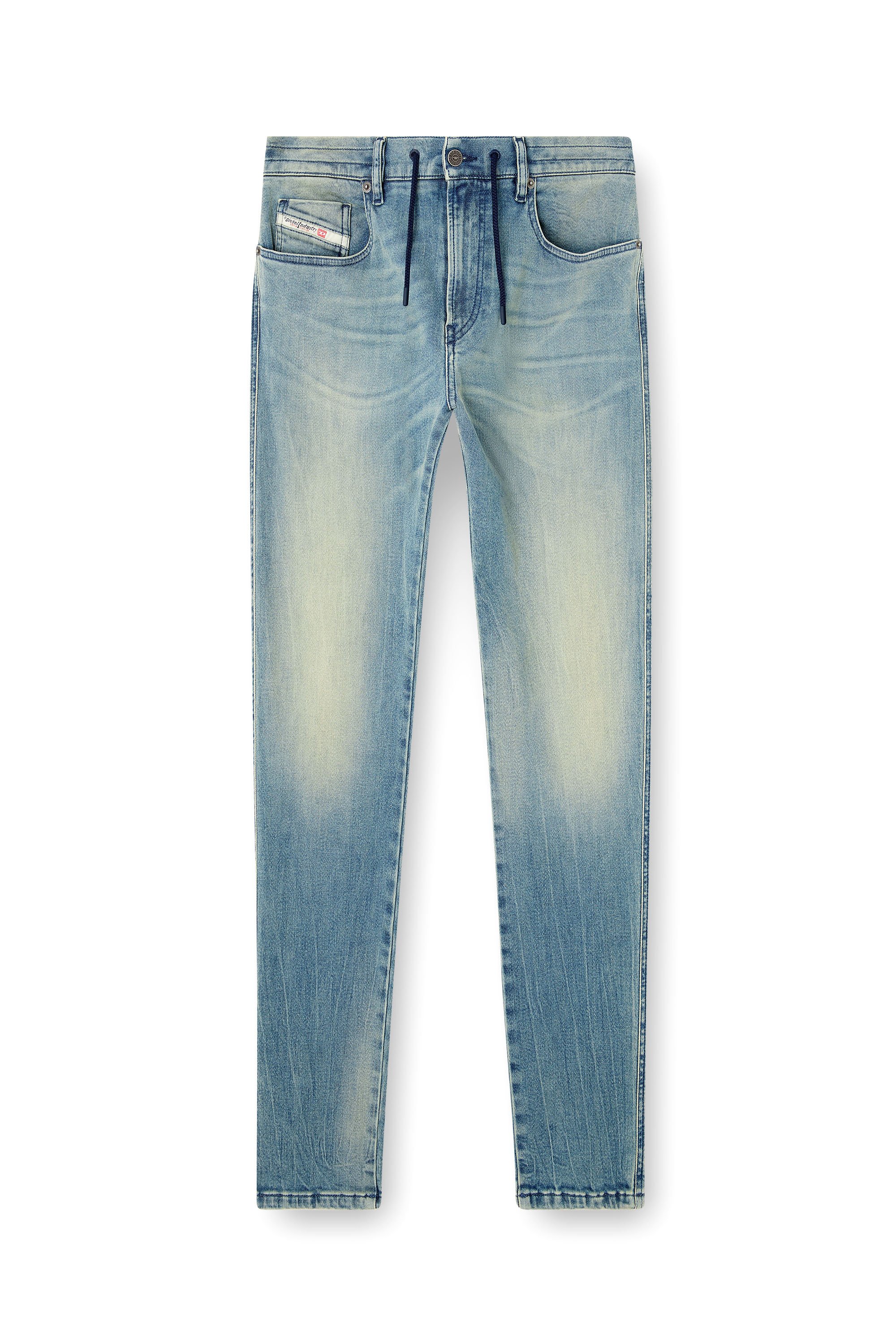 Diesel - Man's Slim 2062 D-Strukt Joggjeans® 09M31, Light Blue - 3
